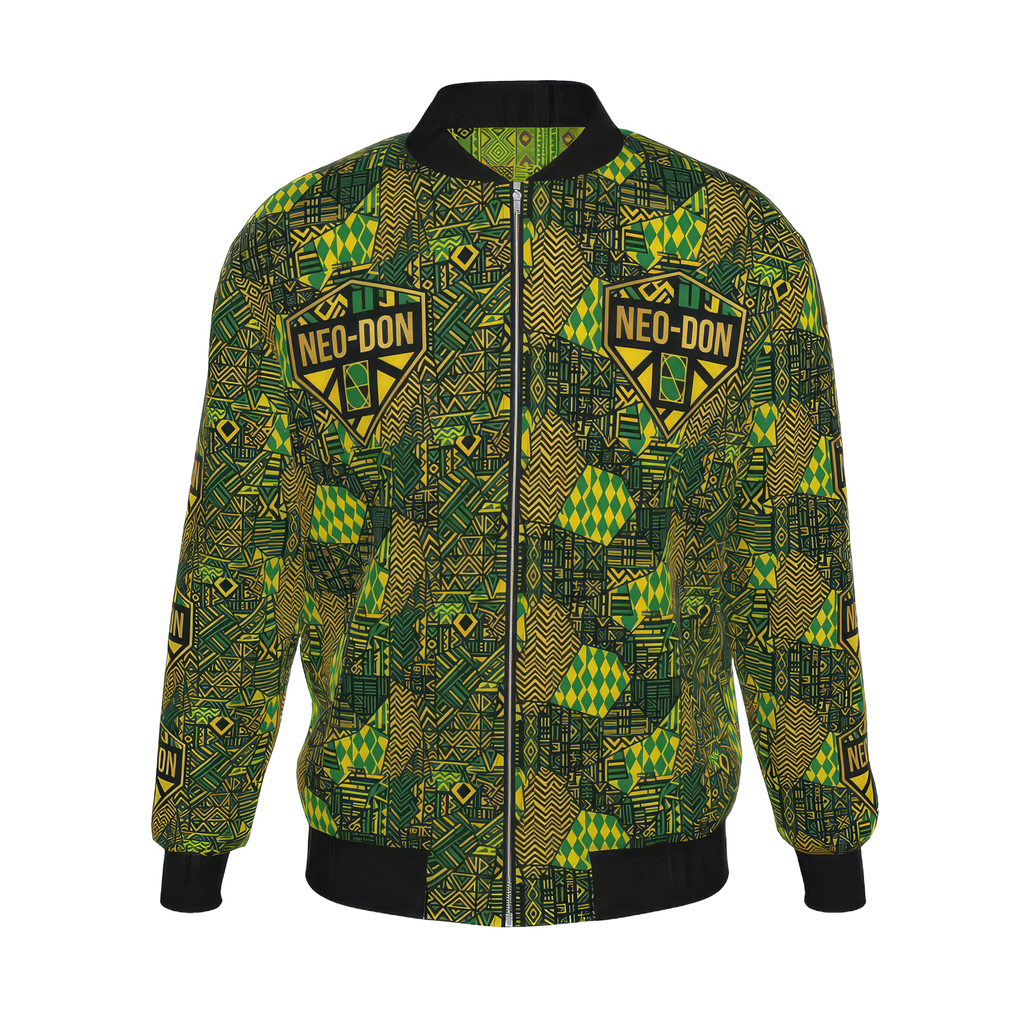 'Jam' Mens Reversible Silk Bomber Jacket - Memba/Tekki