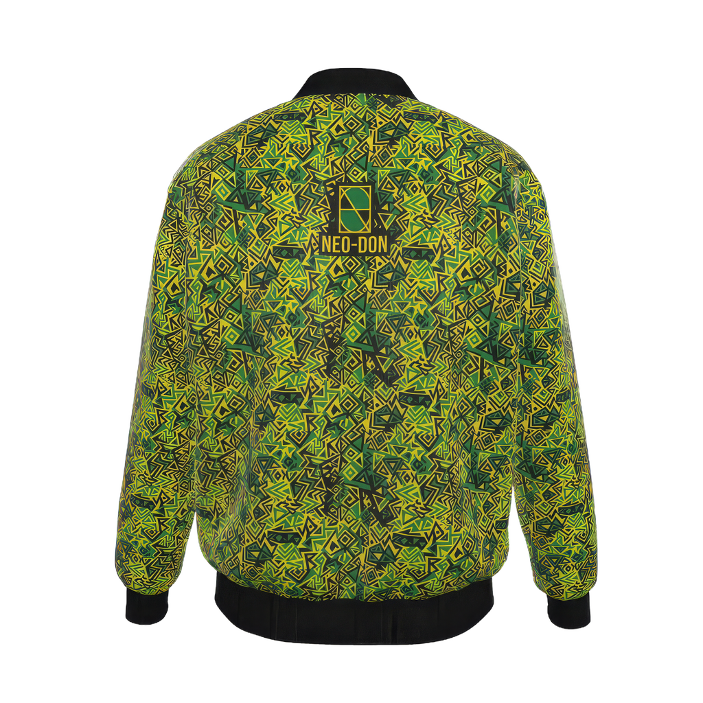 'Jam' Men's Reversible Silk Bomber Jacket - Safe/Drive