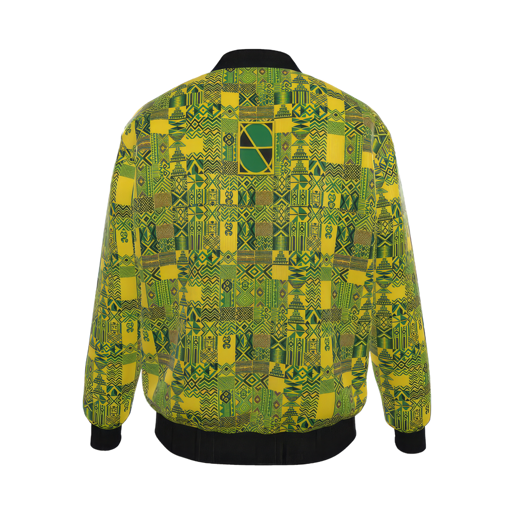 'Jam' Mens Reversible Silk Bomber Jacket - Memba/Tekki