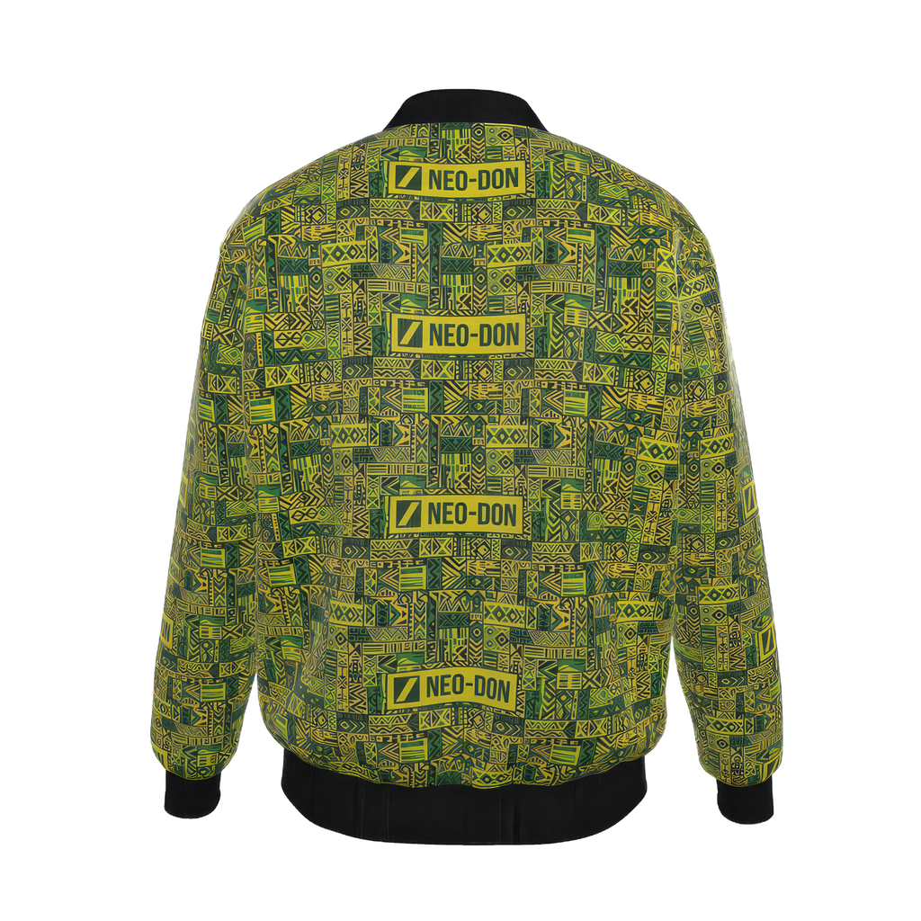 'Jam' Mens Reversible Silk Bomber Jacket - Bunitup/Hamma