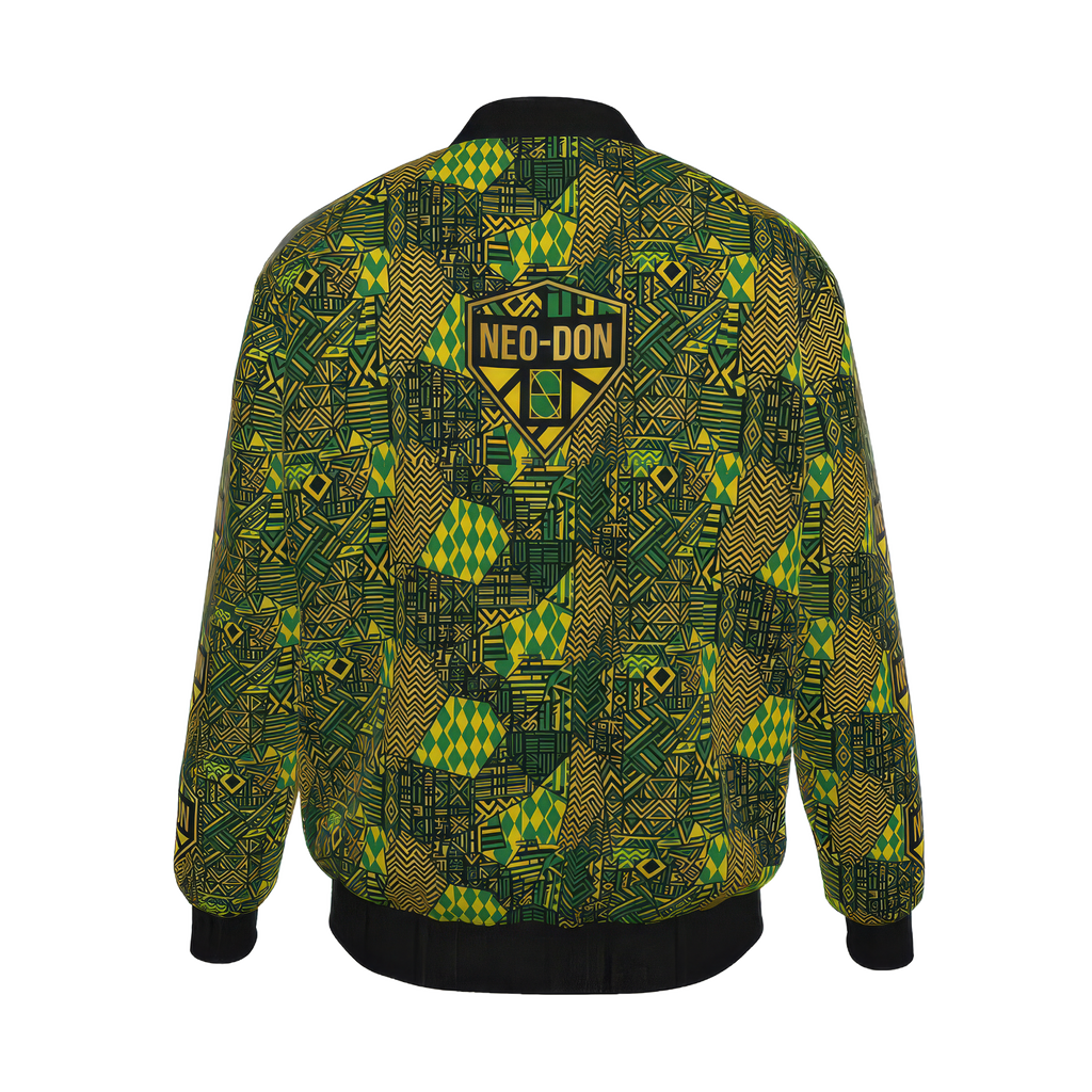 'Jam' Mens Reversible Silk Bomber Jacket - Memba/Tekki