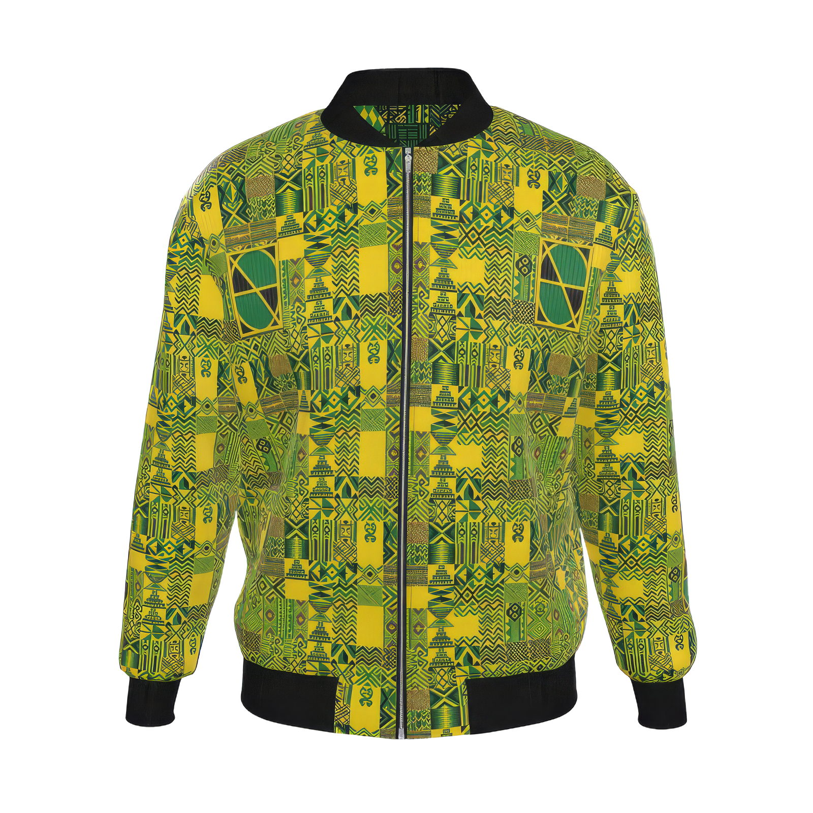 'Jam' Mens Reversible Silk Bomber Jacket - Memba/Tekki