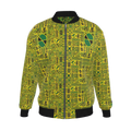 'Jam' Mens Reversible Silk Bomber Jacket - Mad/Chatbout