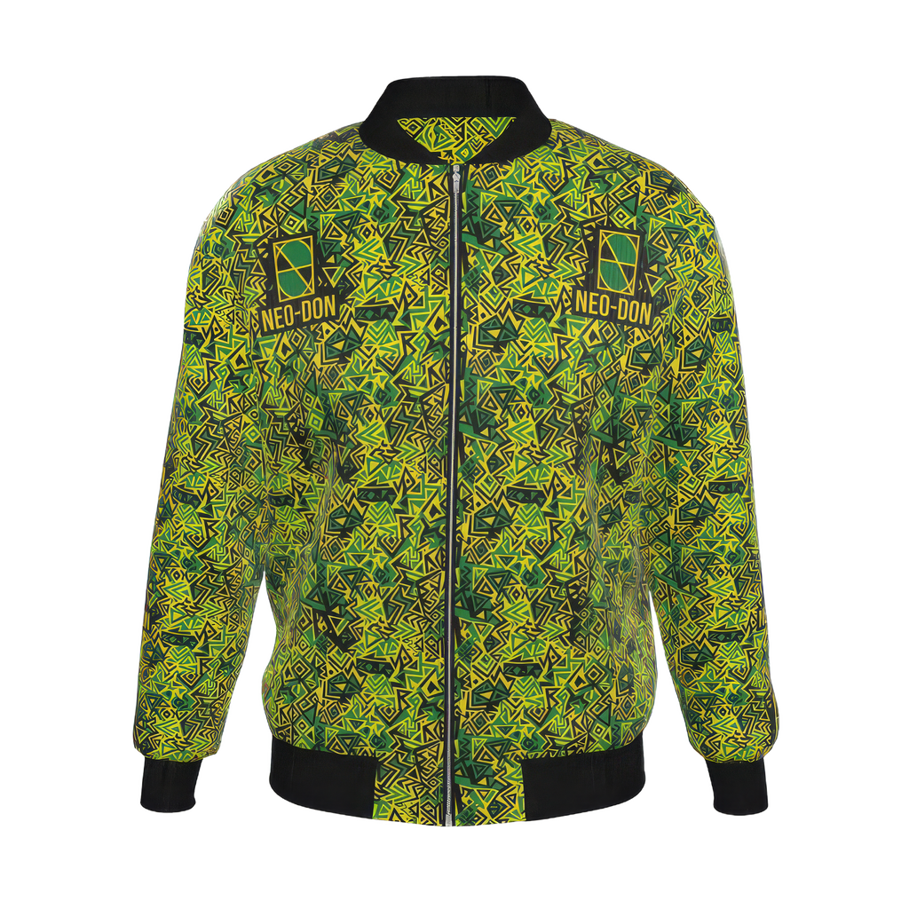 'Jam' Men's Reversible Silk Bomber Jacket - Safe/Drive