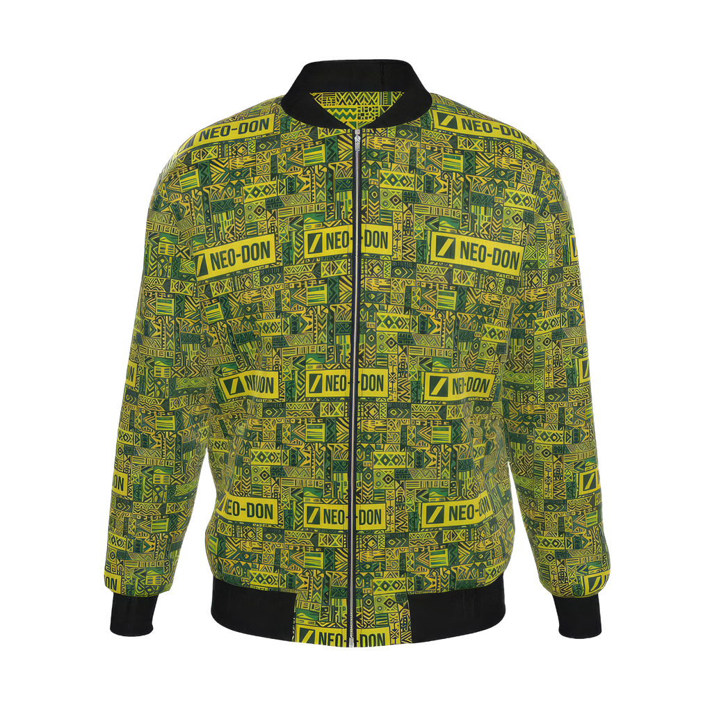 'Jam' Mens Reversible Silk Bomber Jacket - Bunitup/Hamma