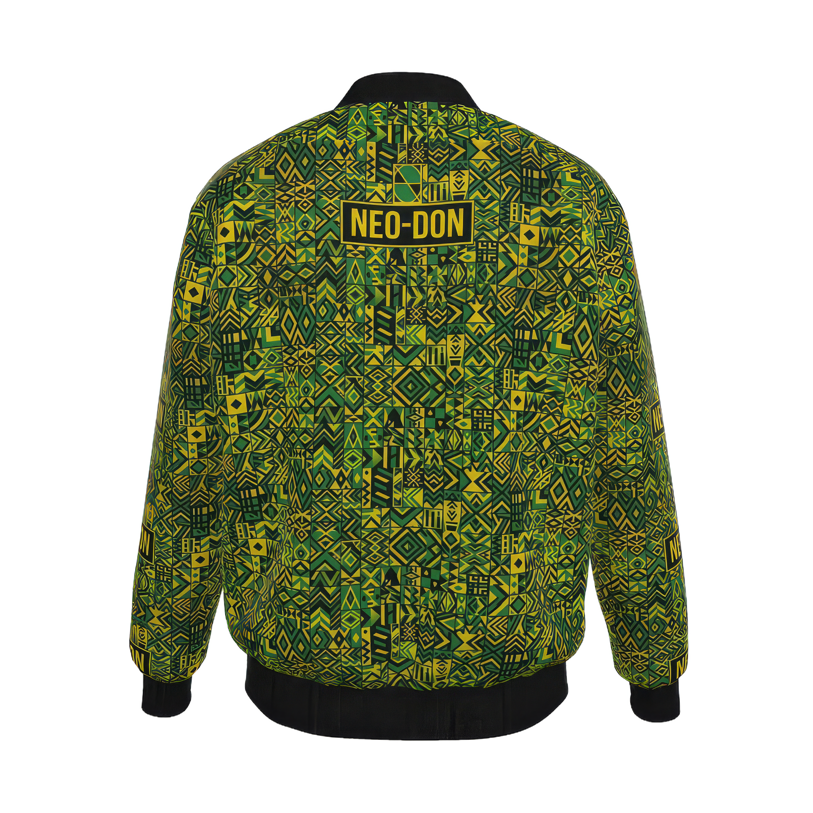 'Jam' Mens Reversible Silk Bomber Jacket - Mad/Chatbout