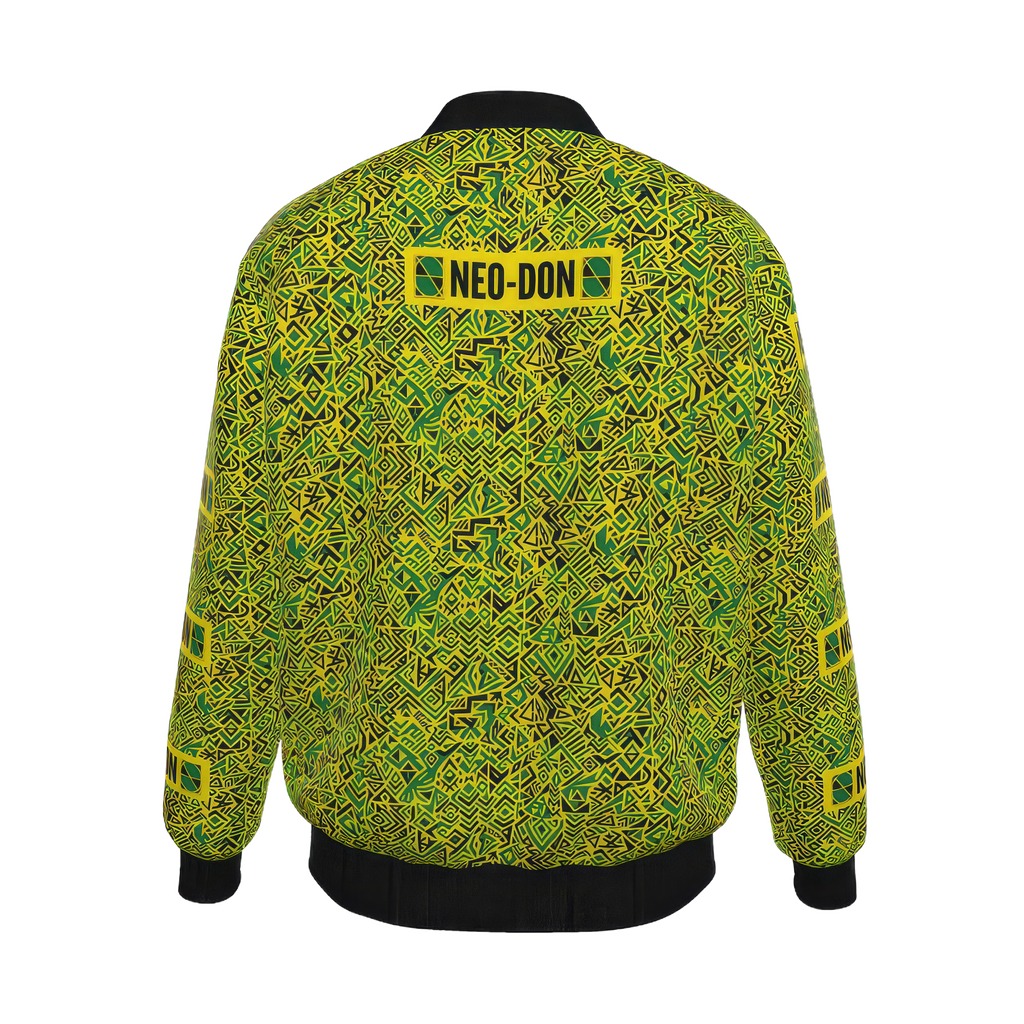 'Jam' Men's Reversible Silk Bomber Jacket - Safe/Drive