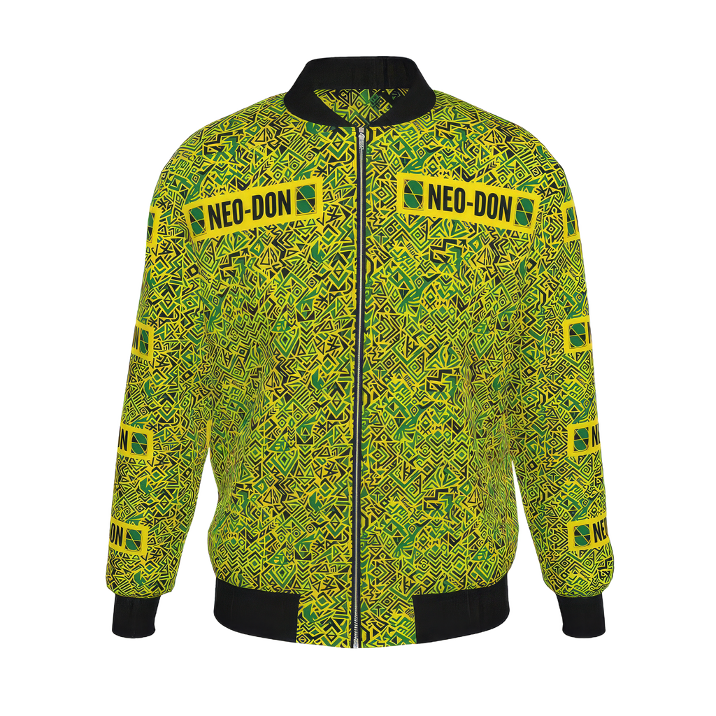 'Jam' Men's Reversible Silk Bomber Jacket - Safe/Drive