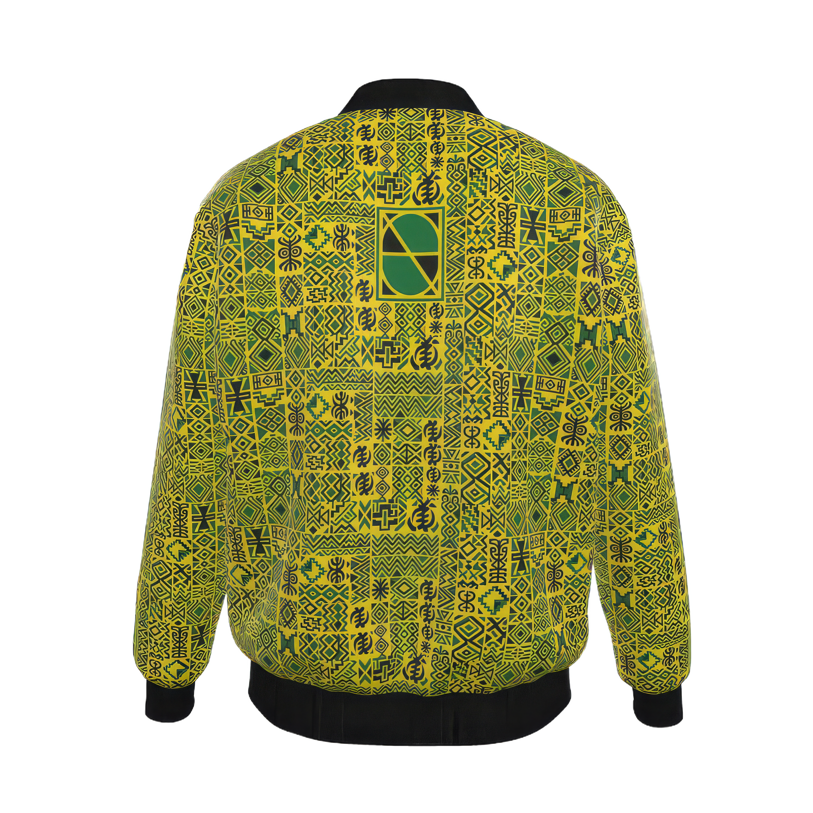 'Jam' Mens Reversible Silk Bomber Jacket - Mad/Chatbout