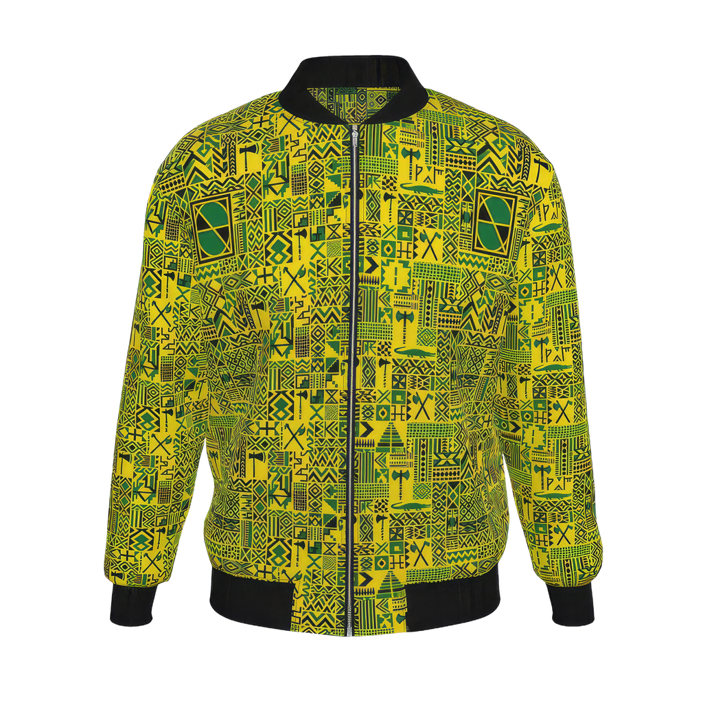 'Jam' Mens Reversible Silk Bomber Jacket - Bunitup/Hamma