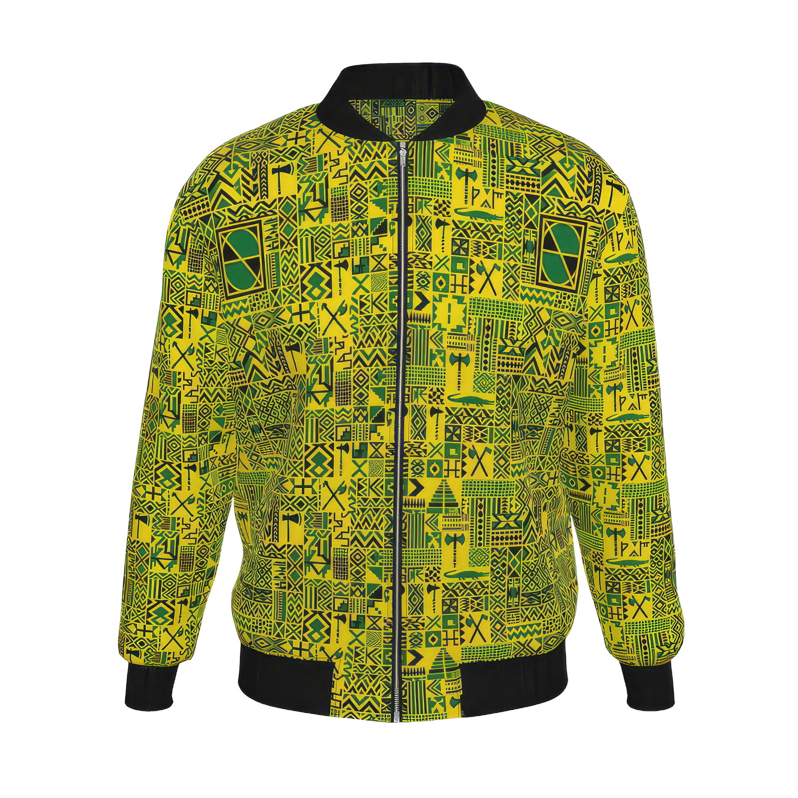 'Jam' Mens Reversible Silk Bomber Jacket - Bunitup/Hamma