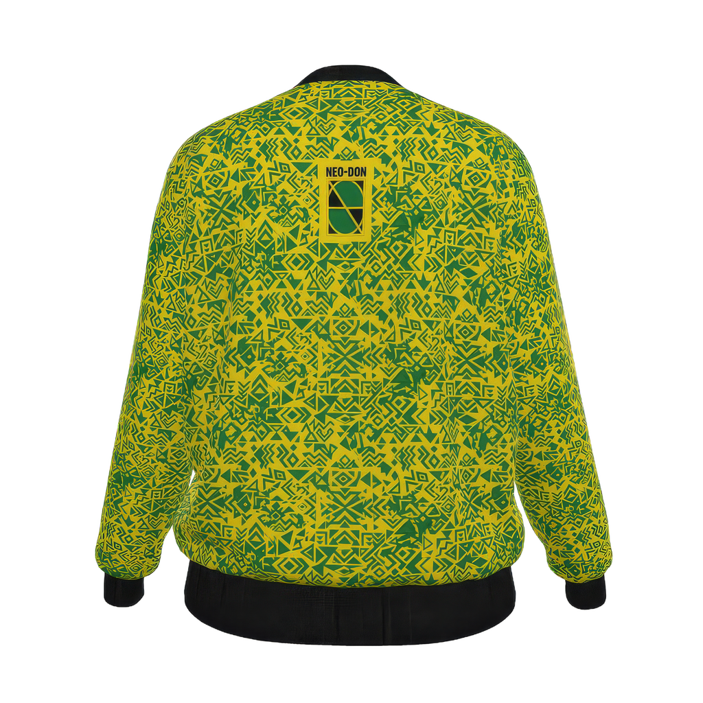 "Jam' Women's Reversible Silk Bomber Jacket - True/Growth