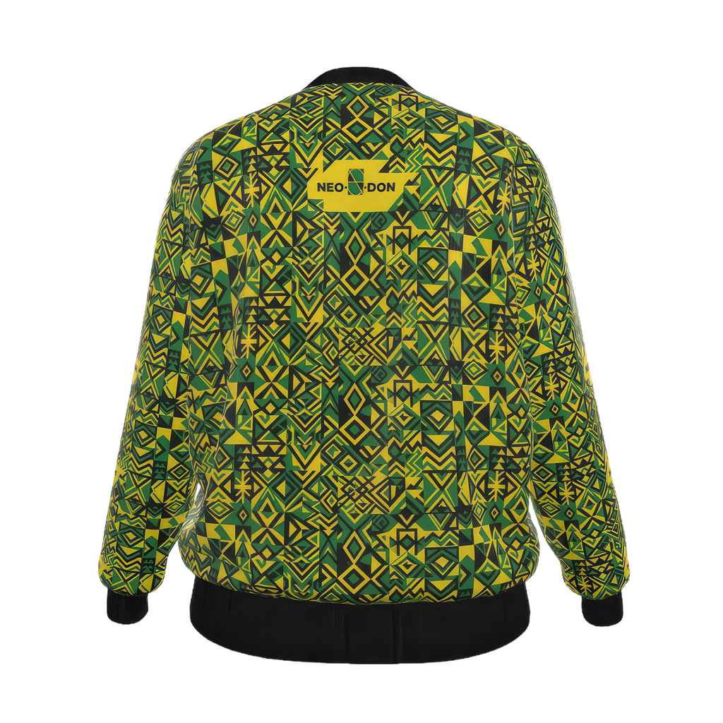 "Jam' Women's Reversible Silk Bomber Jacket - True/Growth