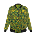"Jam' Women's Reversible Silk Bomber Jacket - True/Growth