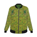 'Jam' Women's Reversible Silk Bomber Jacket - Manners/Respect
