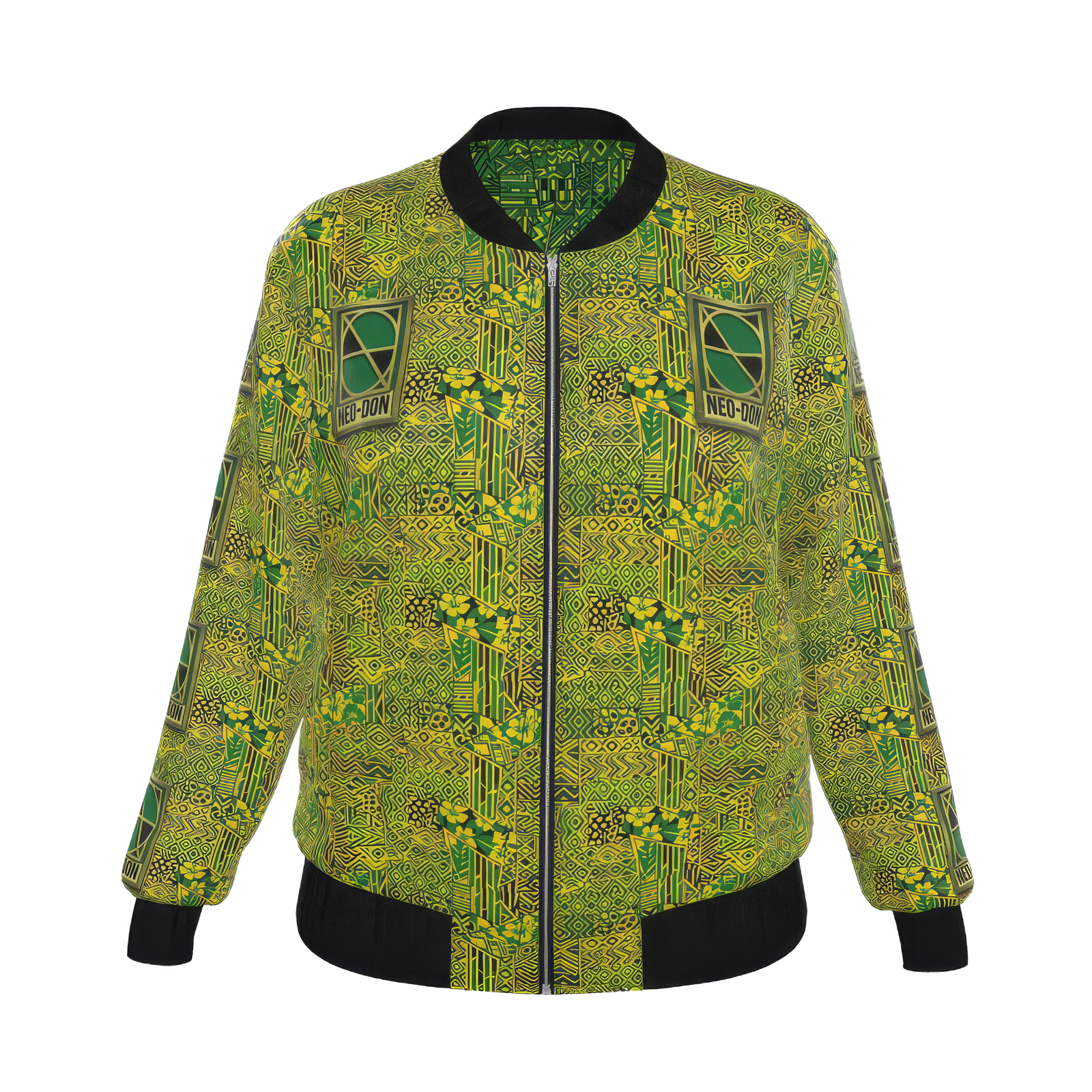 'Jam' Women's Reversible Silk Bomber Jacket - Manners/Respect