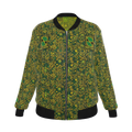 'Jam' Women's Reversible Silk Bomber Jacket - Dehso/Yahso