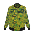 'Jam' Women's Reversible Silk Bomber Jacket - Mental/Graft