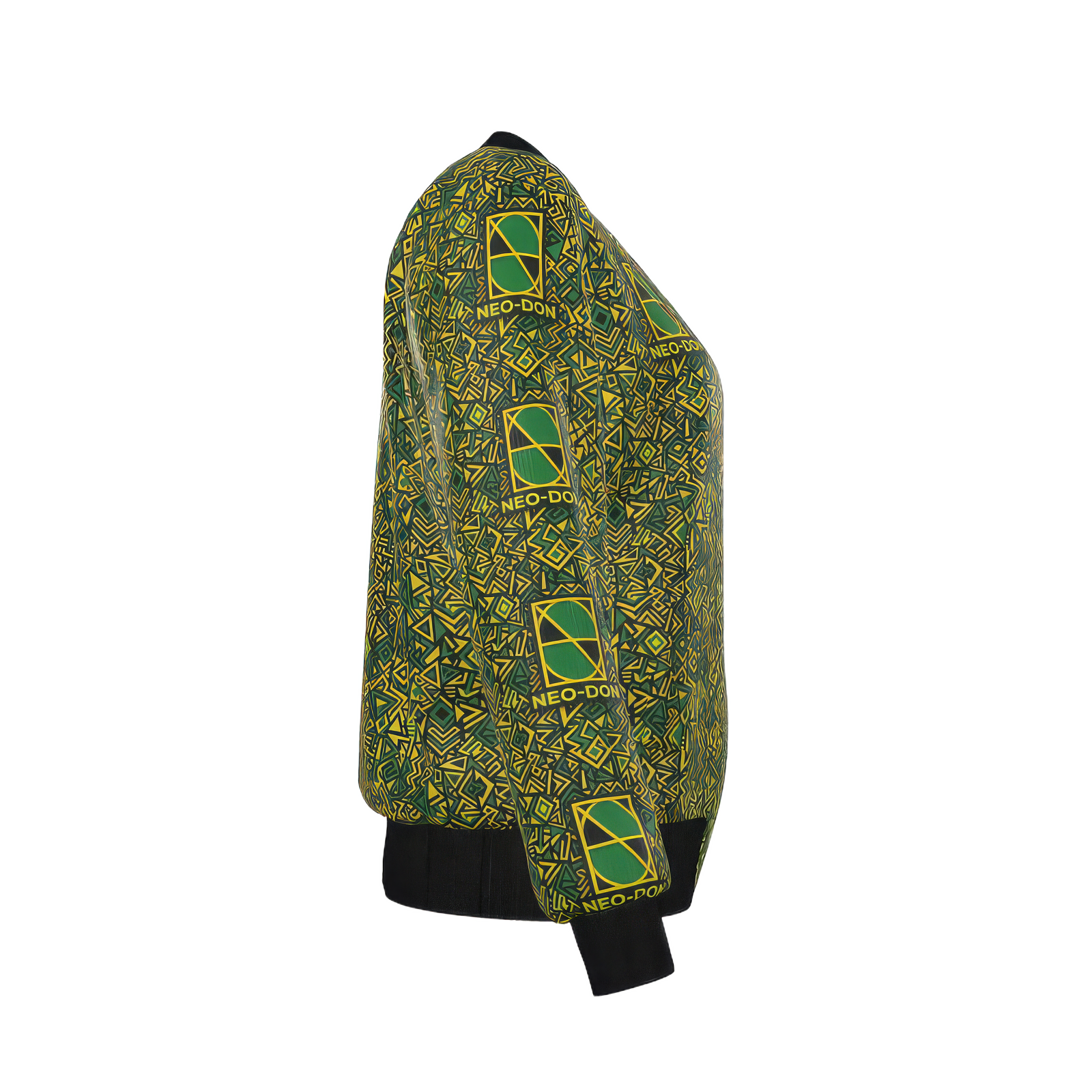 'Jam' Women's Reversible Silk Bomber Jacket - Dehso/Yahso