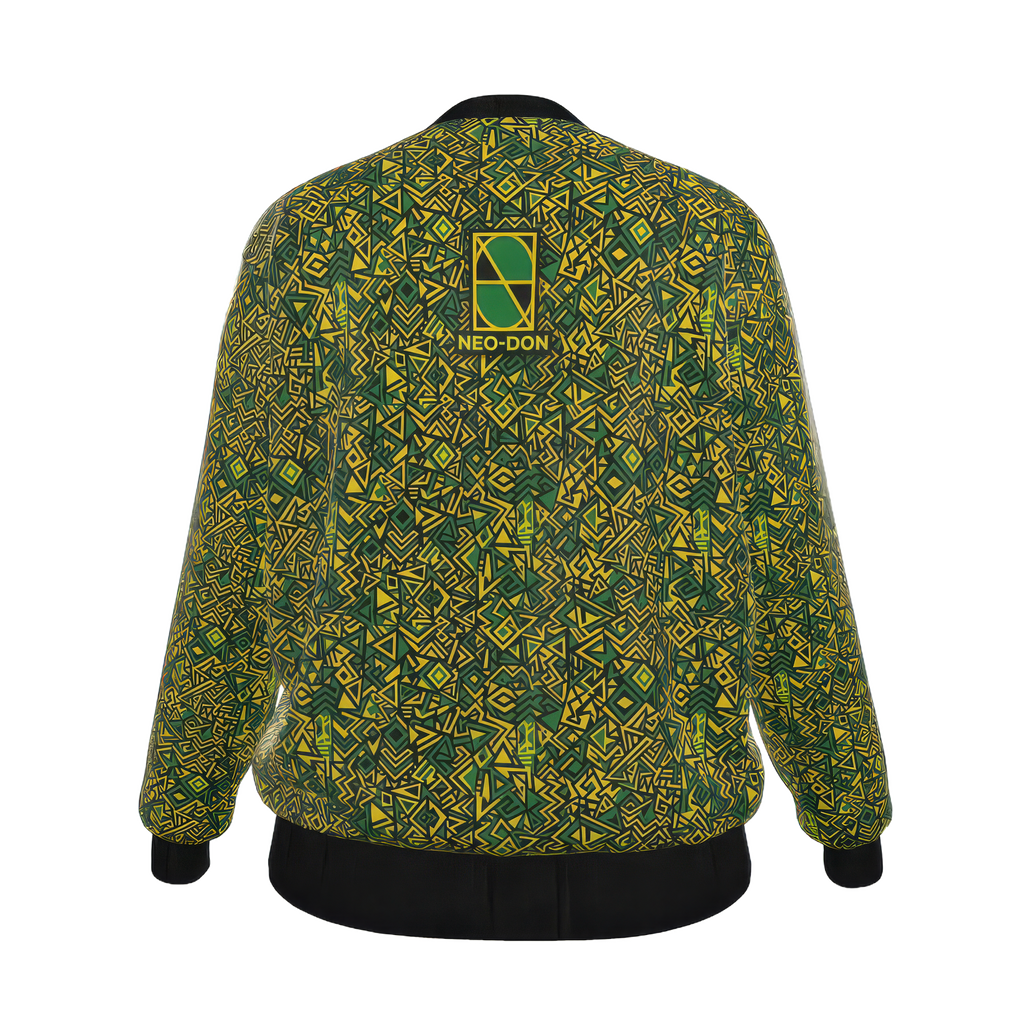 'Jam' Women's Reversible Silk Bomber Jacket - Dehso/Yahso