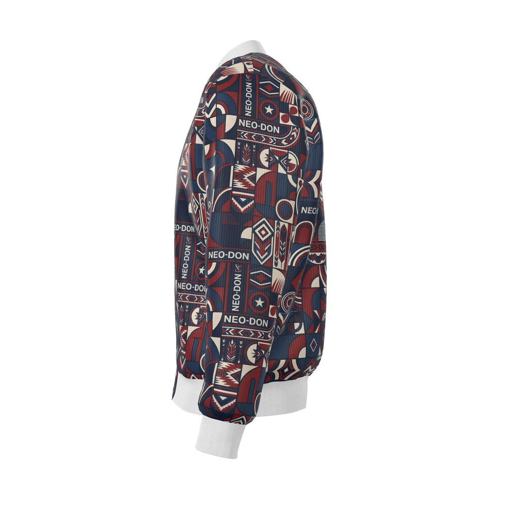 'Merca' Mens Reversible Silk Bomber Jacket - Reap / Sow