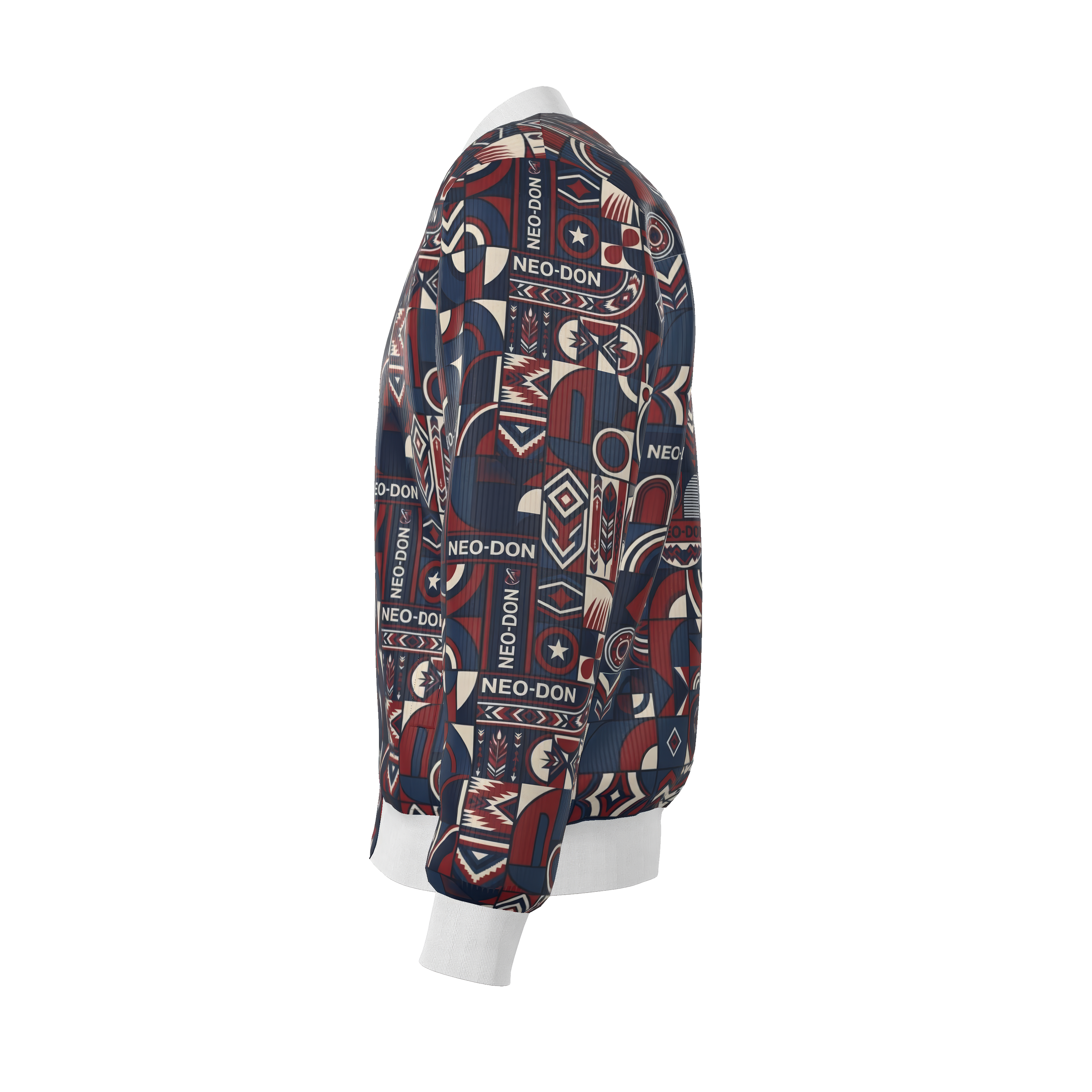 'Merca' Mens Reversible Silk Bomber Jacket - Reap / Sow