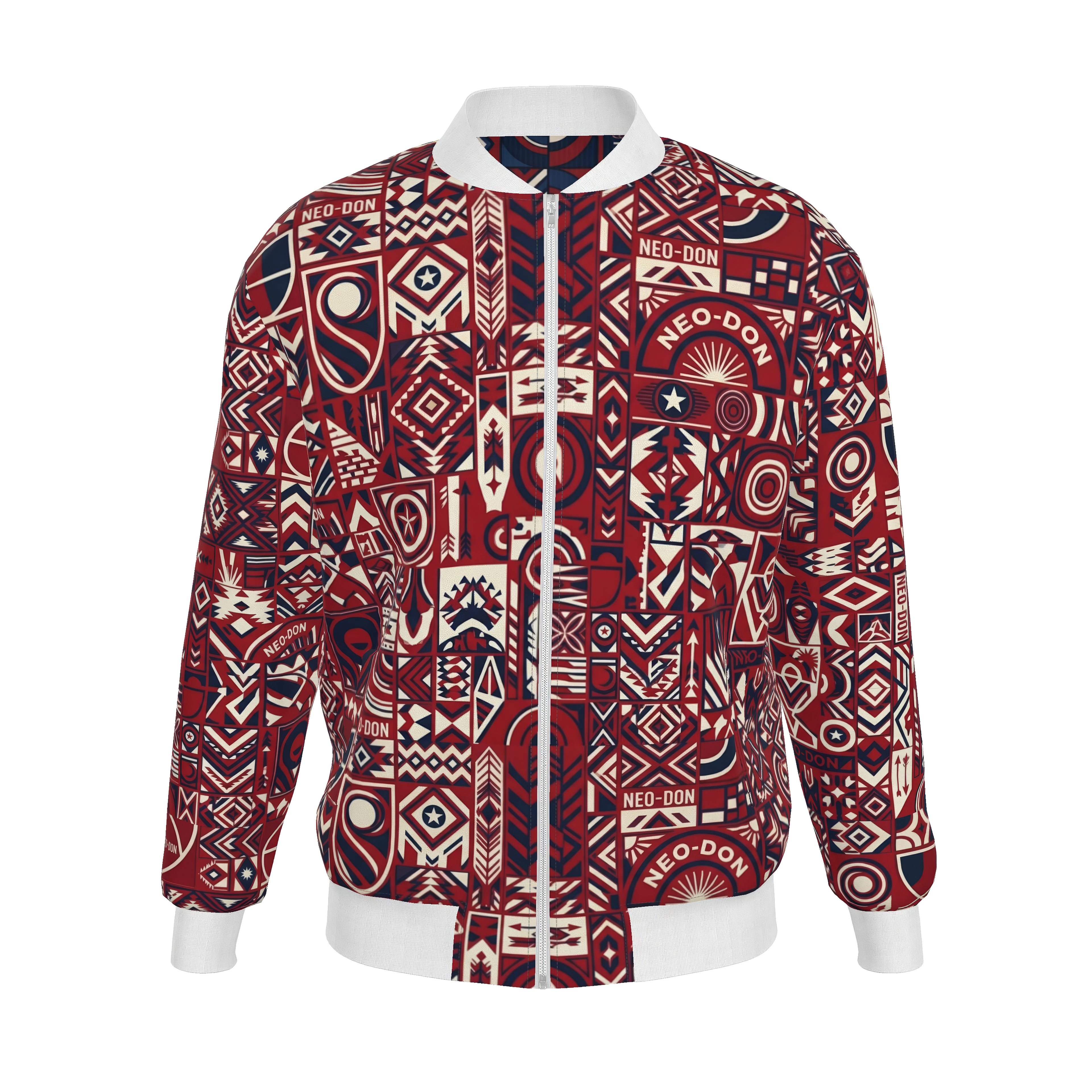 'Merca' Mens Reversible Silk Bomber Jacket - Reap / Sow