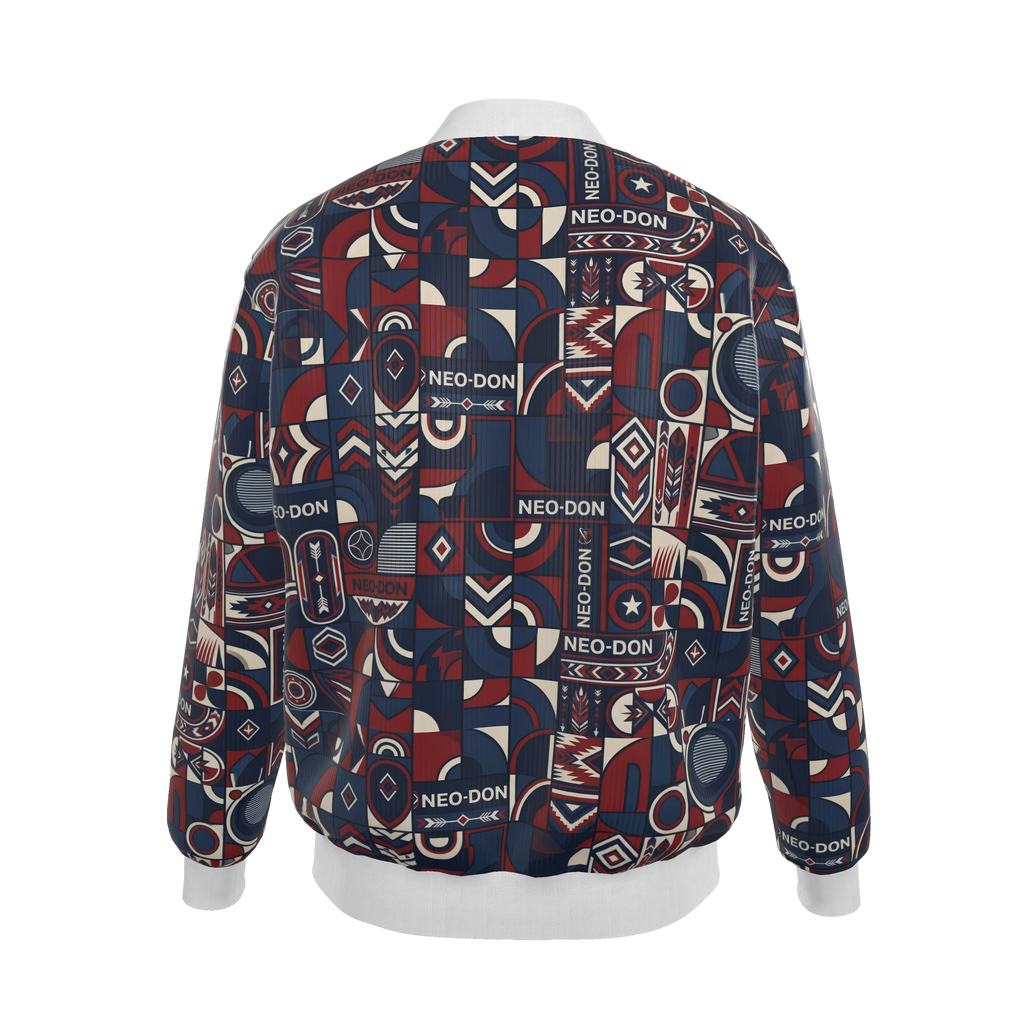'Merca' Mens Reversible Silk Bomber Jacket - Reap / Sow
