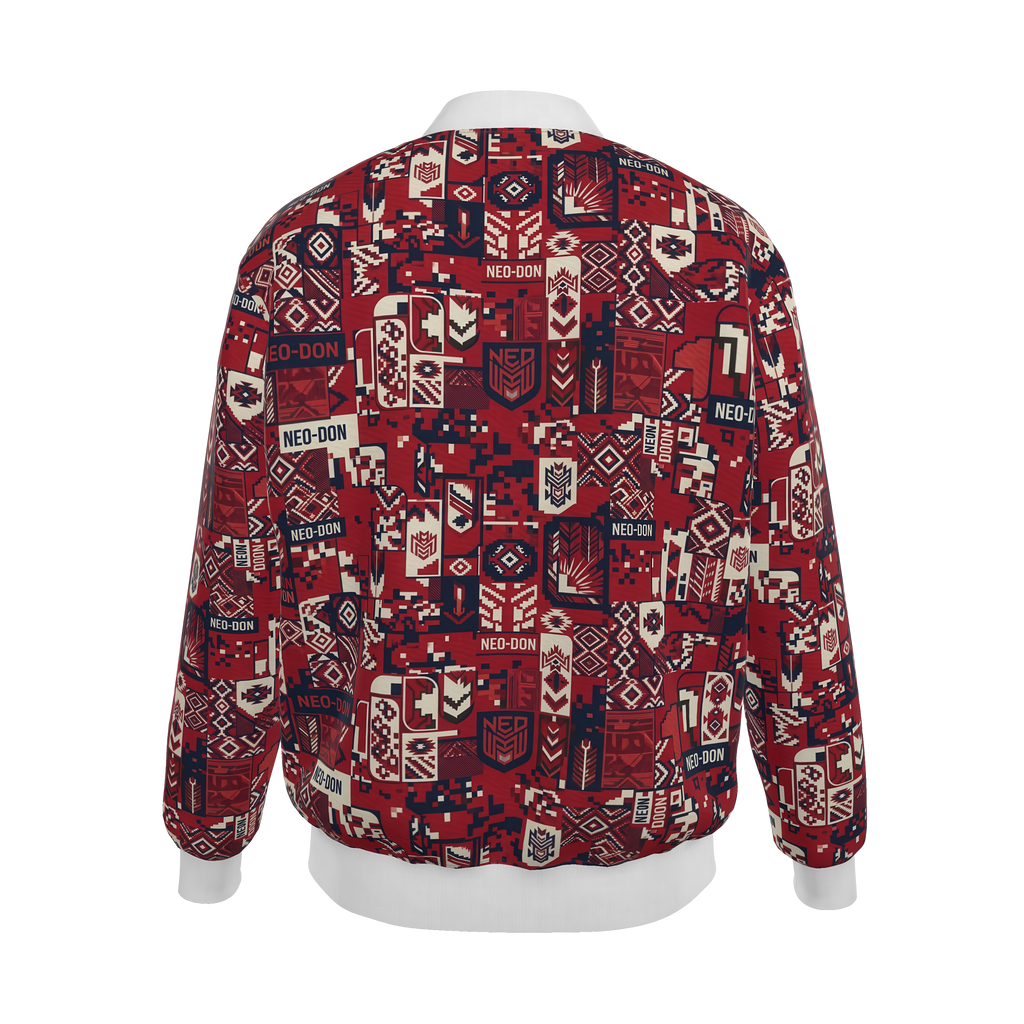 'Merca' Mens Reversible Silk Bomber Jacket - Inspire / Virtue