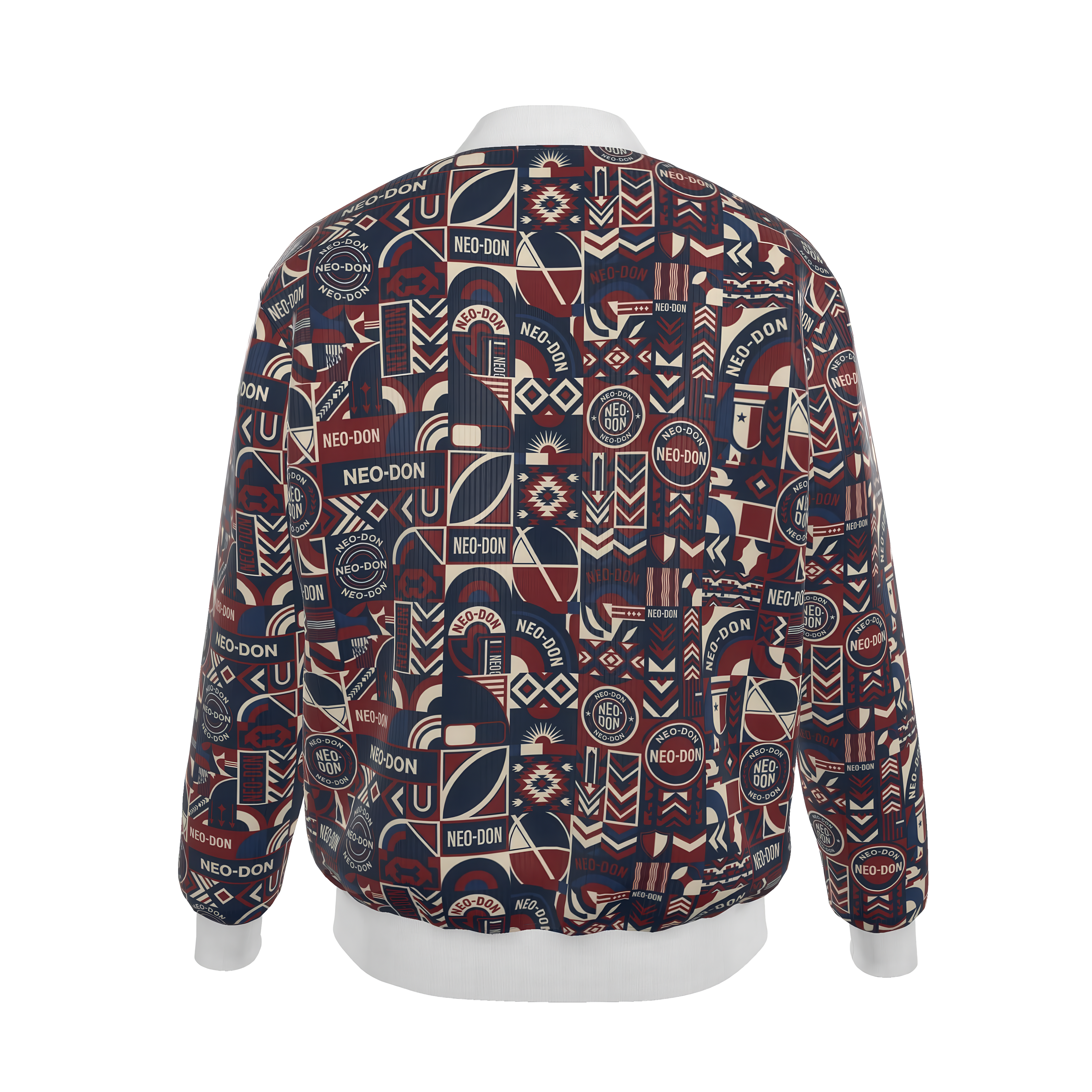 'Merca' Mens Reversible Silk Bomber Jacket - Core/Iron