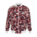 'Merca' Mens Reversible Silk Bomber Jacket - Guide/Provide