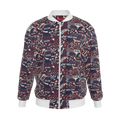 'Merca' Mens Reversible Silk Bomber Jacket - Inspire / Virtue