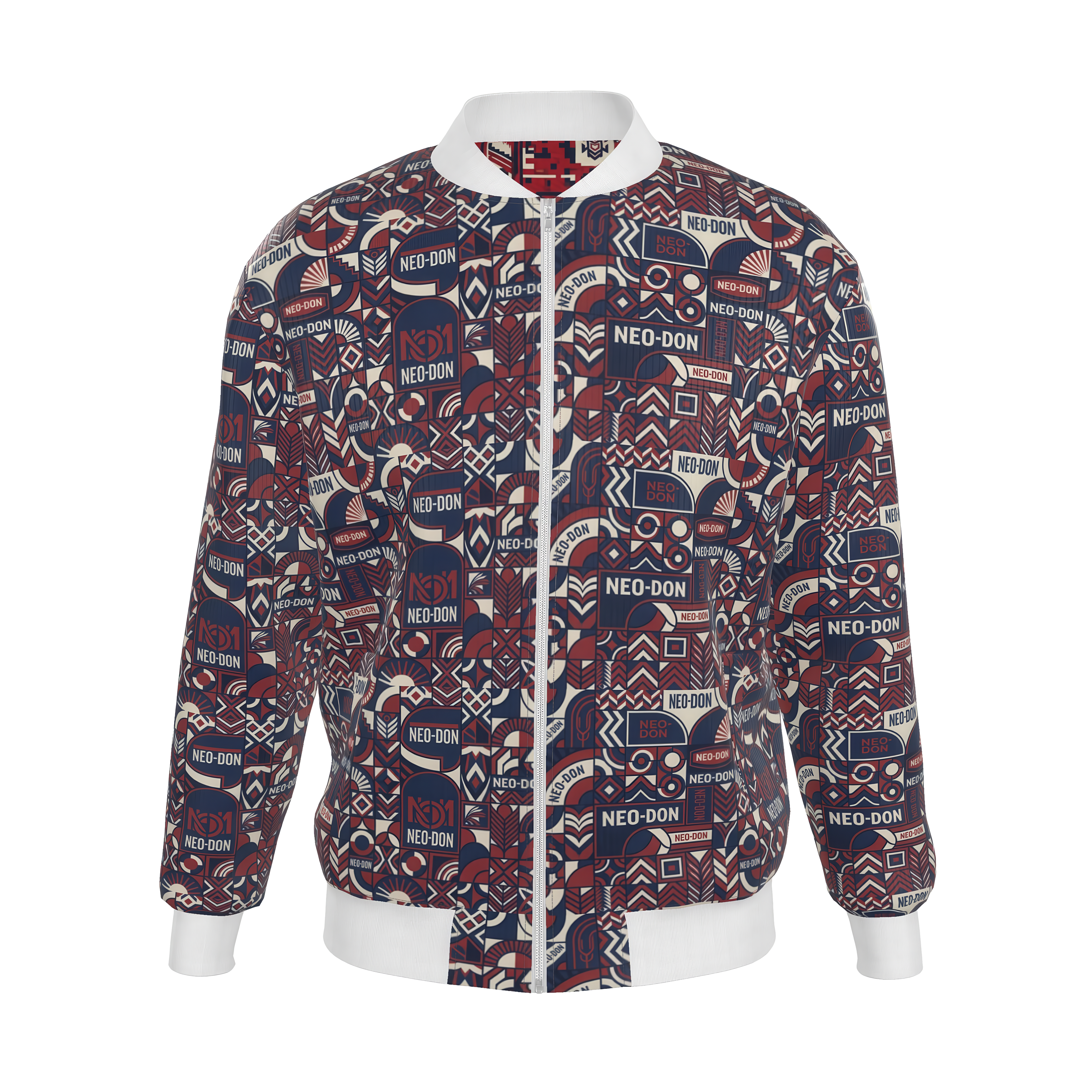 'Merca' Mens Reversible Silk Bomber Jacket - Inspire / Virtue