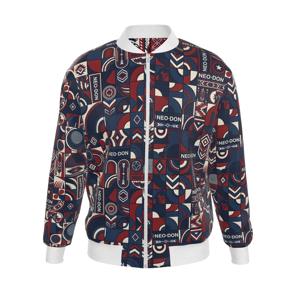 'Merca' Mens Reversible Silk Bomber Jacket - Reap / Sow