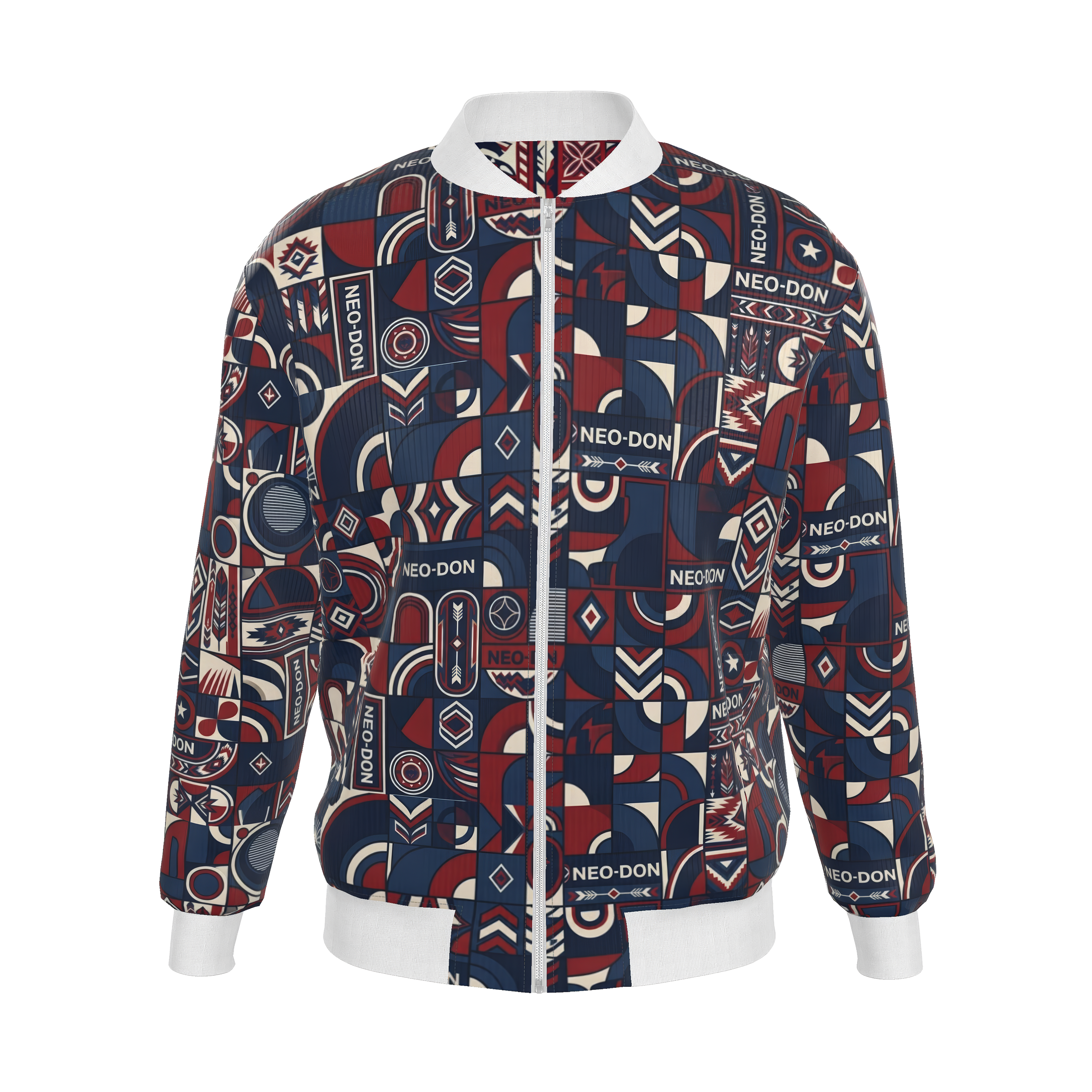 'Merca' Mens Reversible Silk Bomber Jacket - Reap / Sow