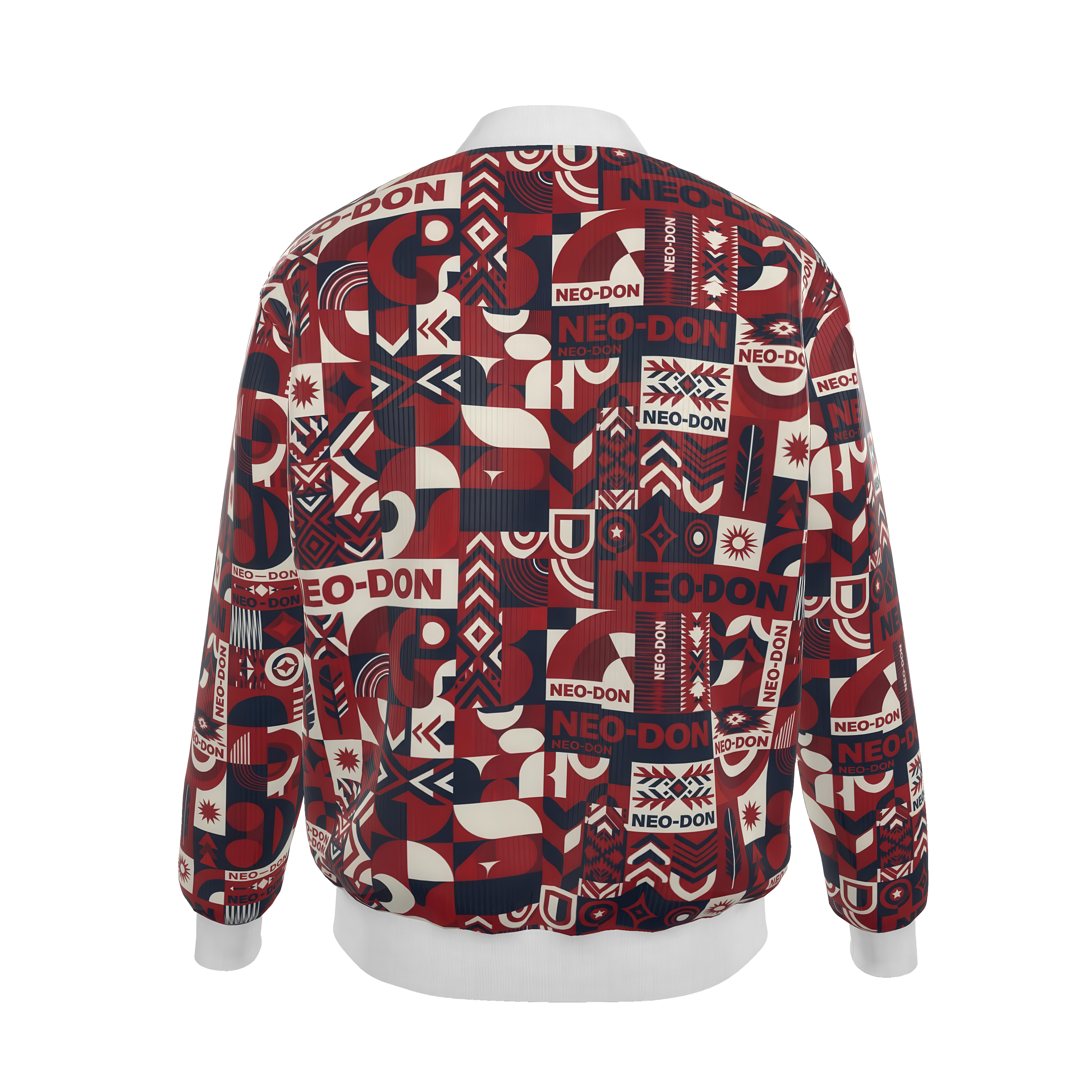 'Merca' Mens Reversible Silk Bomber Jacket - Guide/Provide