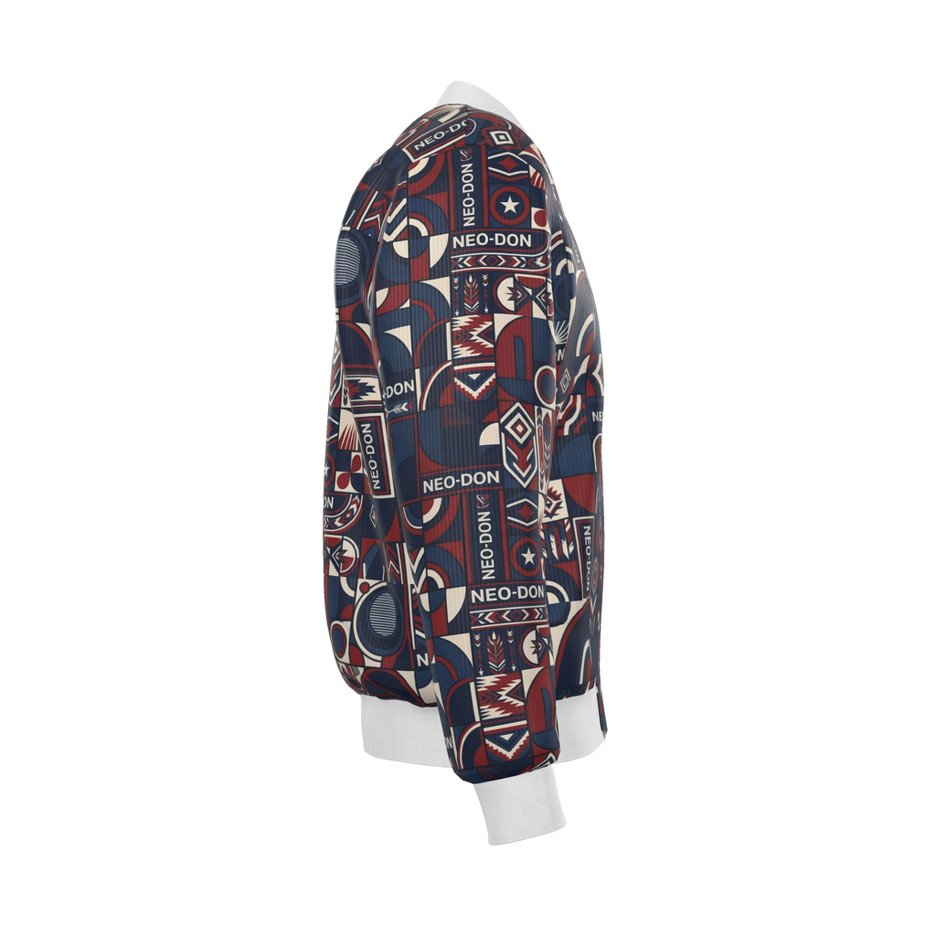 'Merca' Mens Reversible Silk Bomber Jacket - Reap / Sow