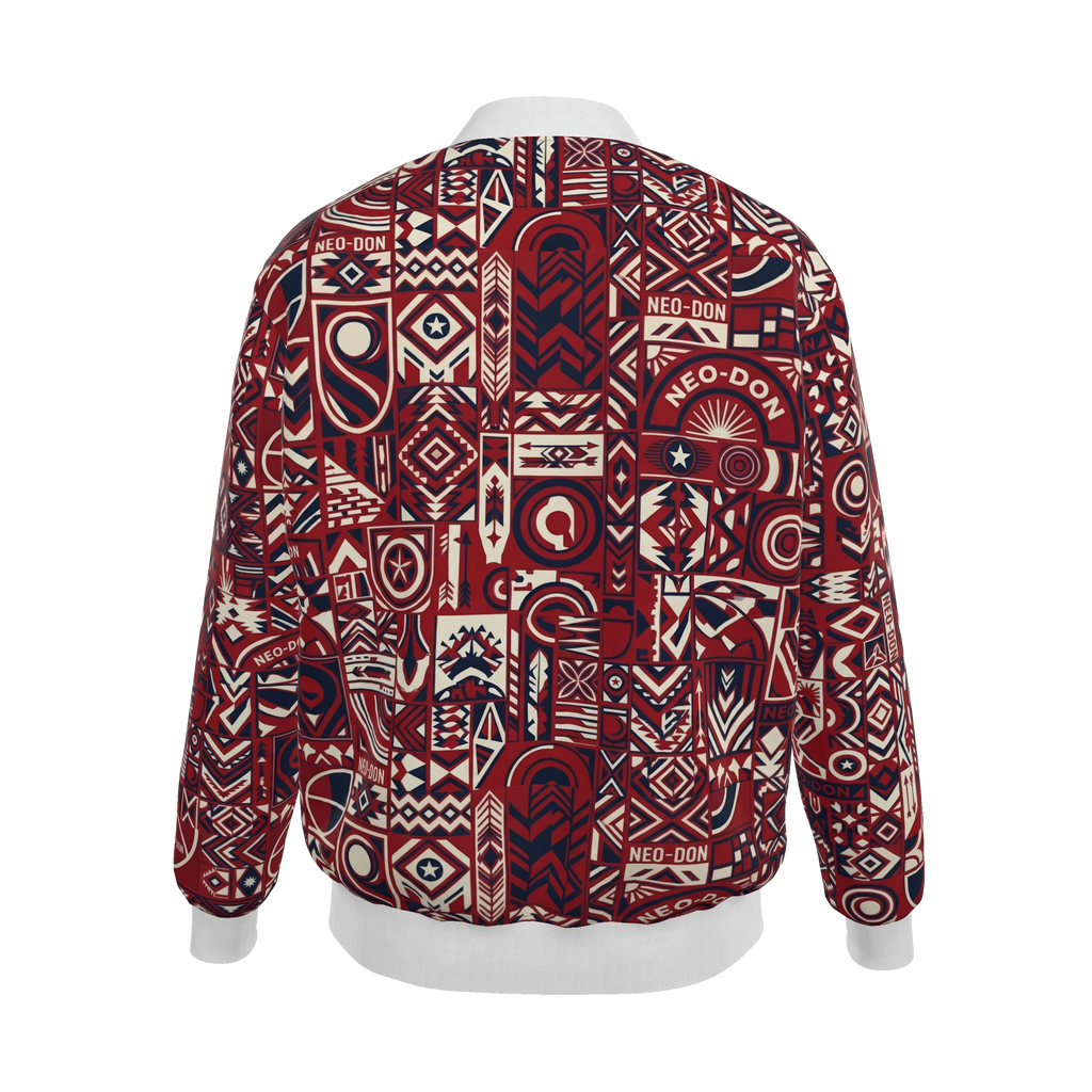 'Merca' Mens Reversible Silk Bomber Jacket - Reap / Sow