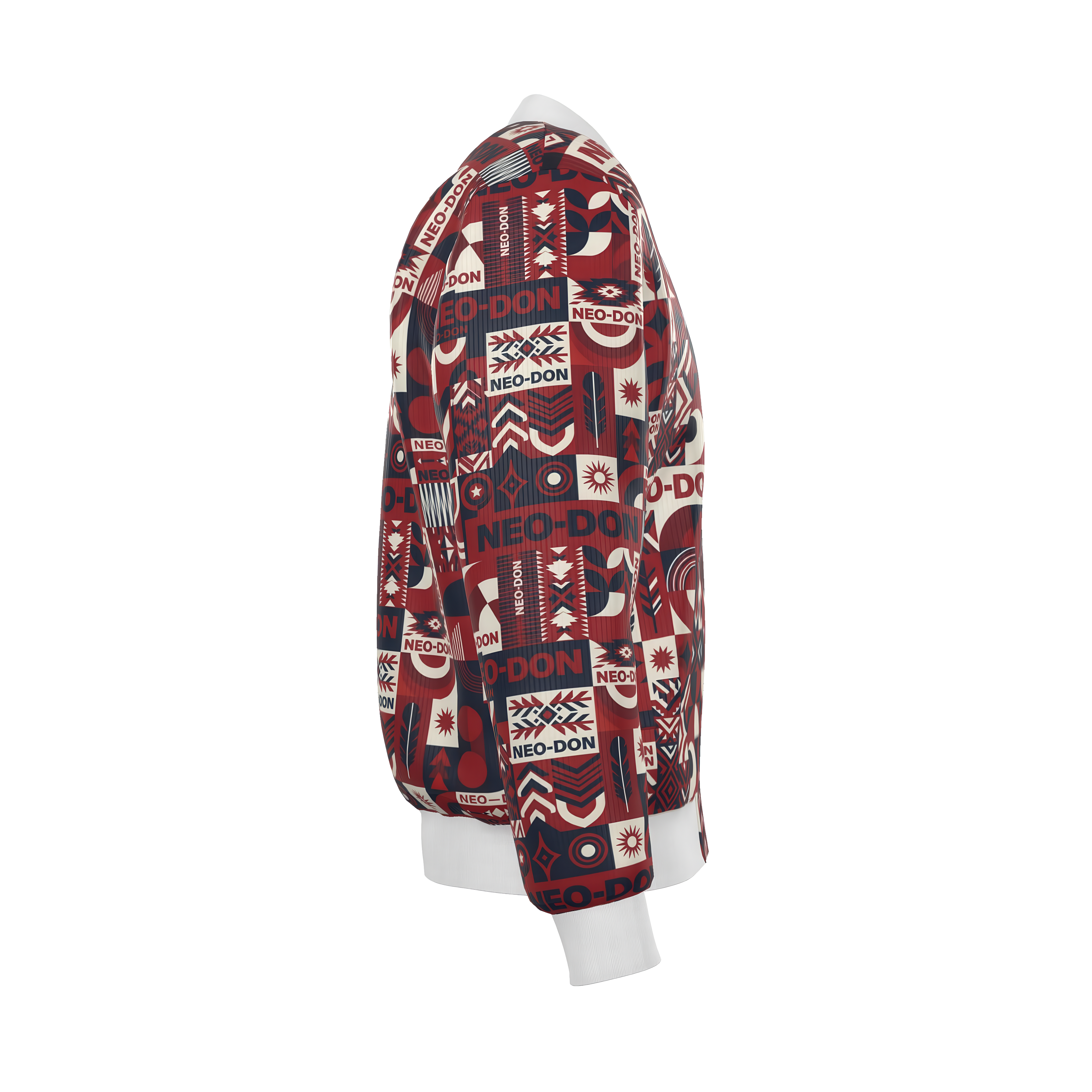 'Merca' Mens Reversible Silk Bomber Jacket - Guide/Provide