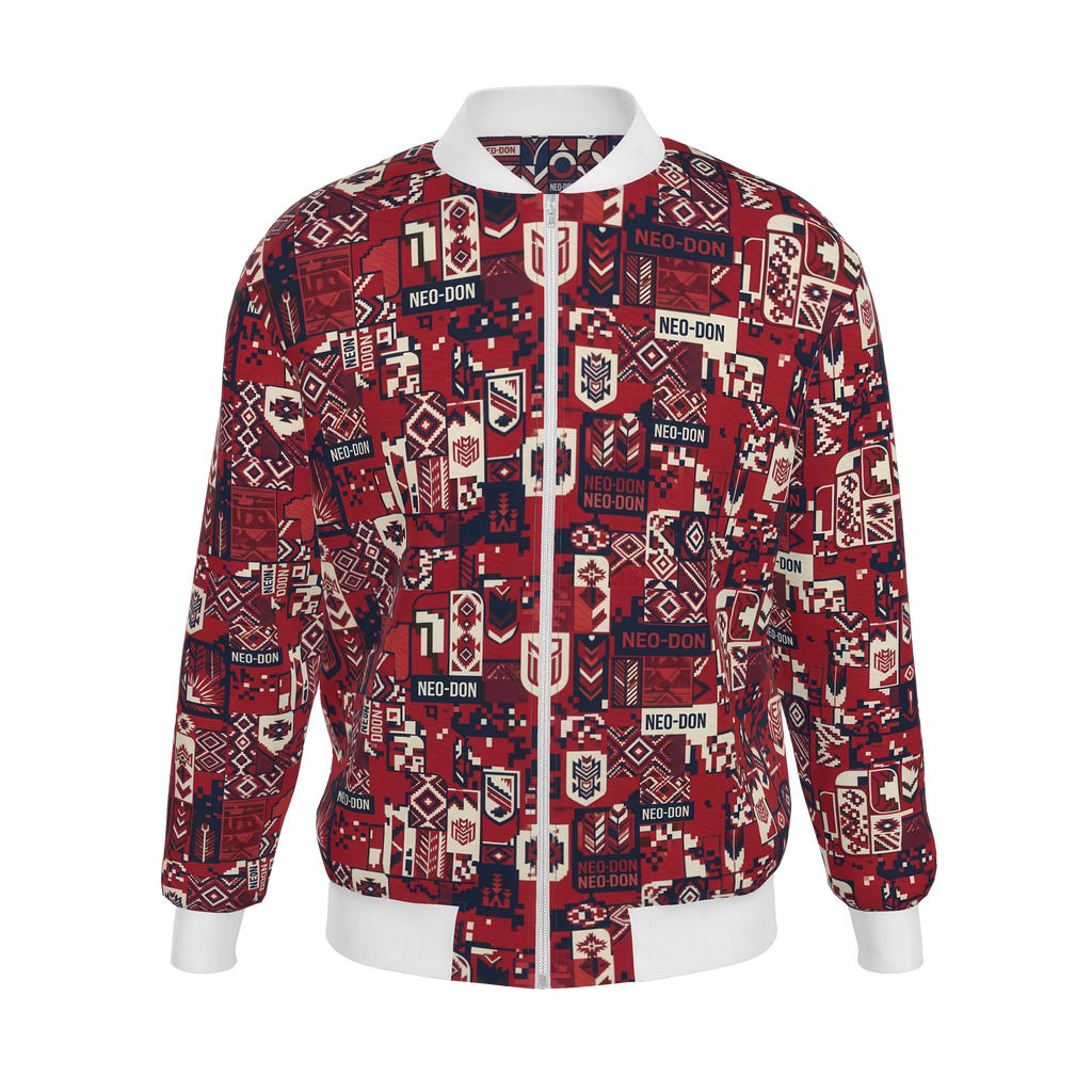 'Merca' Mens Reversible Silk Bomber Jacket - Inspire / Virtue