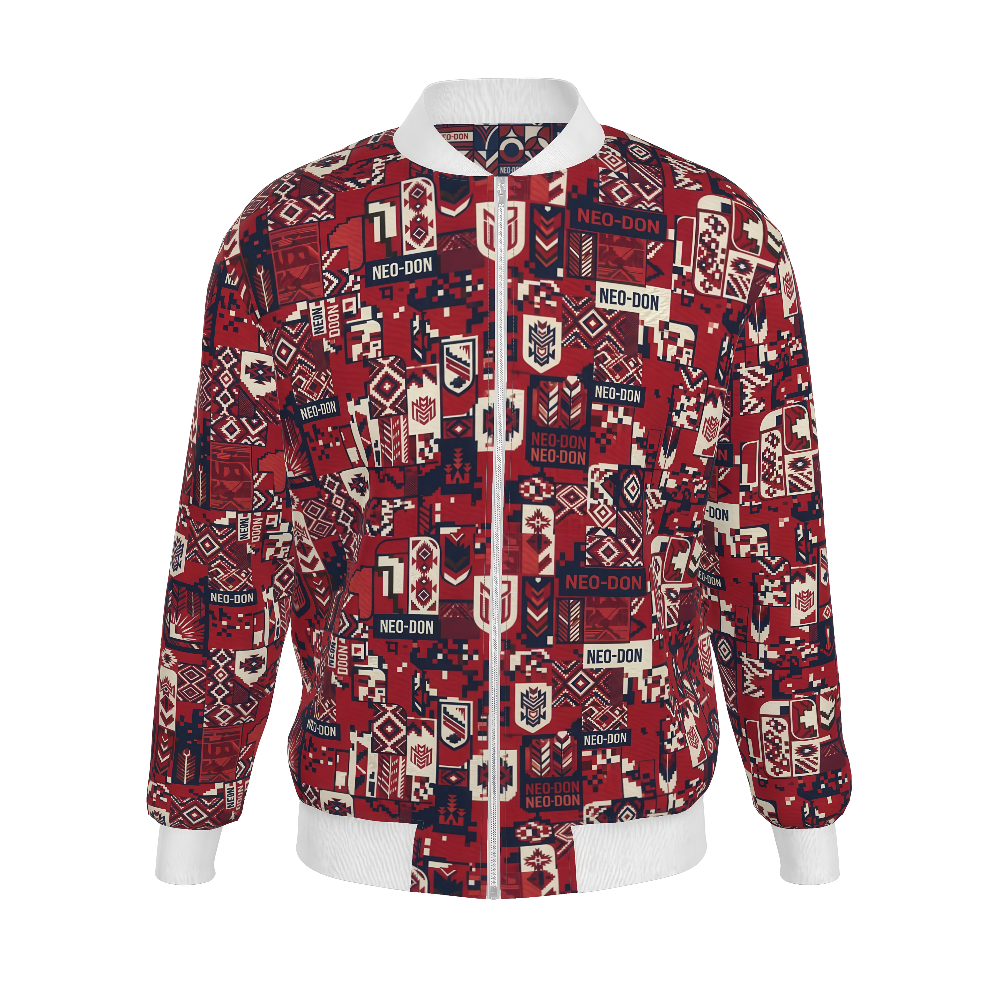 'Merca' Mens Reversible Silk Bomber Jacket - Inspire / Virtue