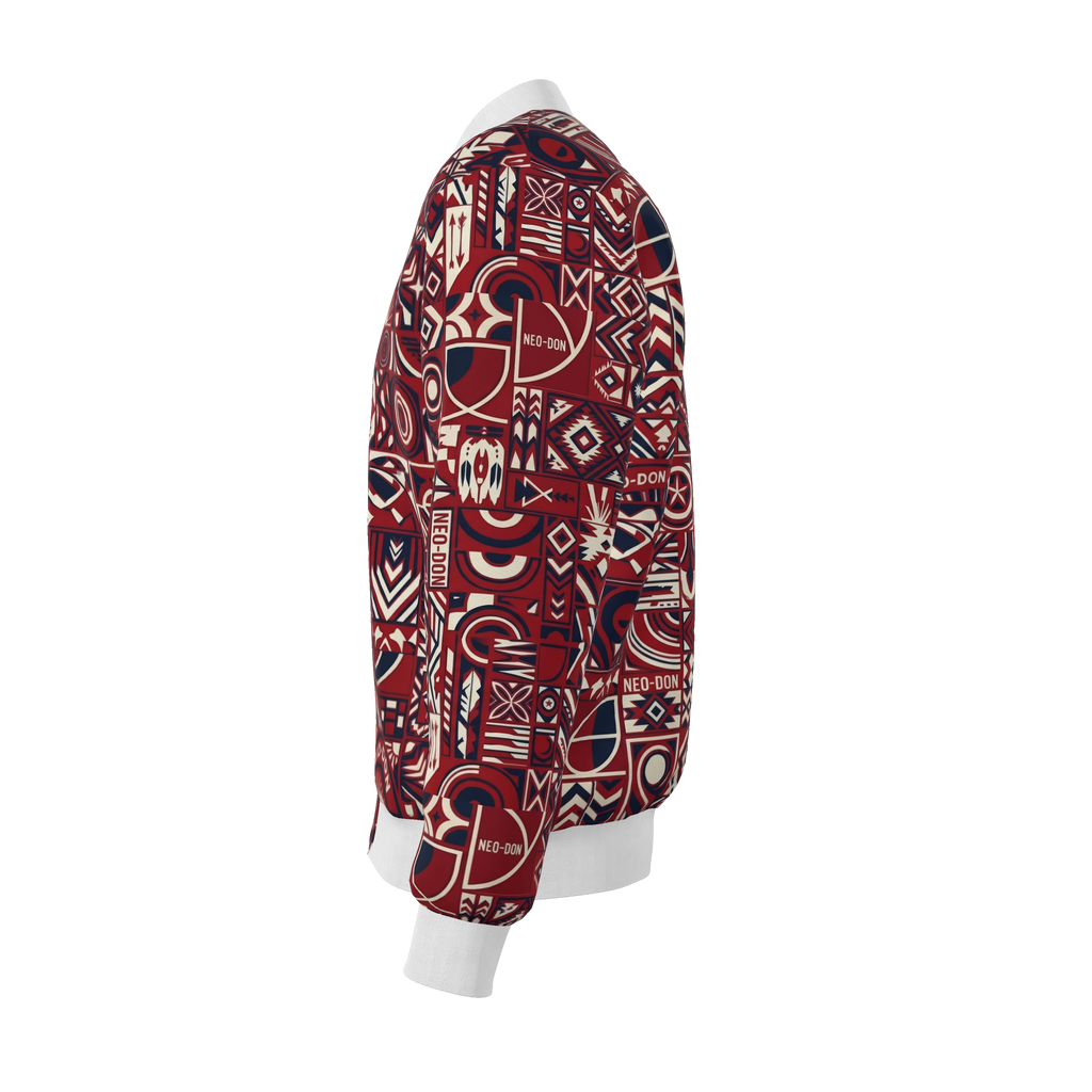 'Merca' Mens Reversible Silk Bomber Jacket - Reap / Sow