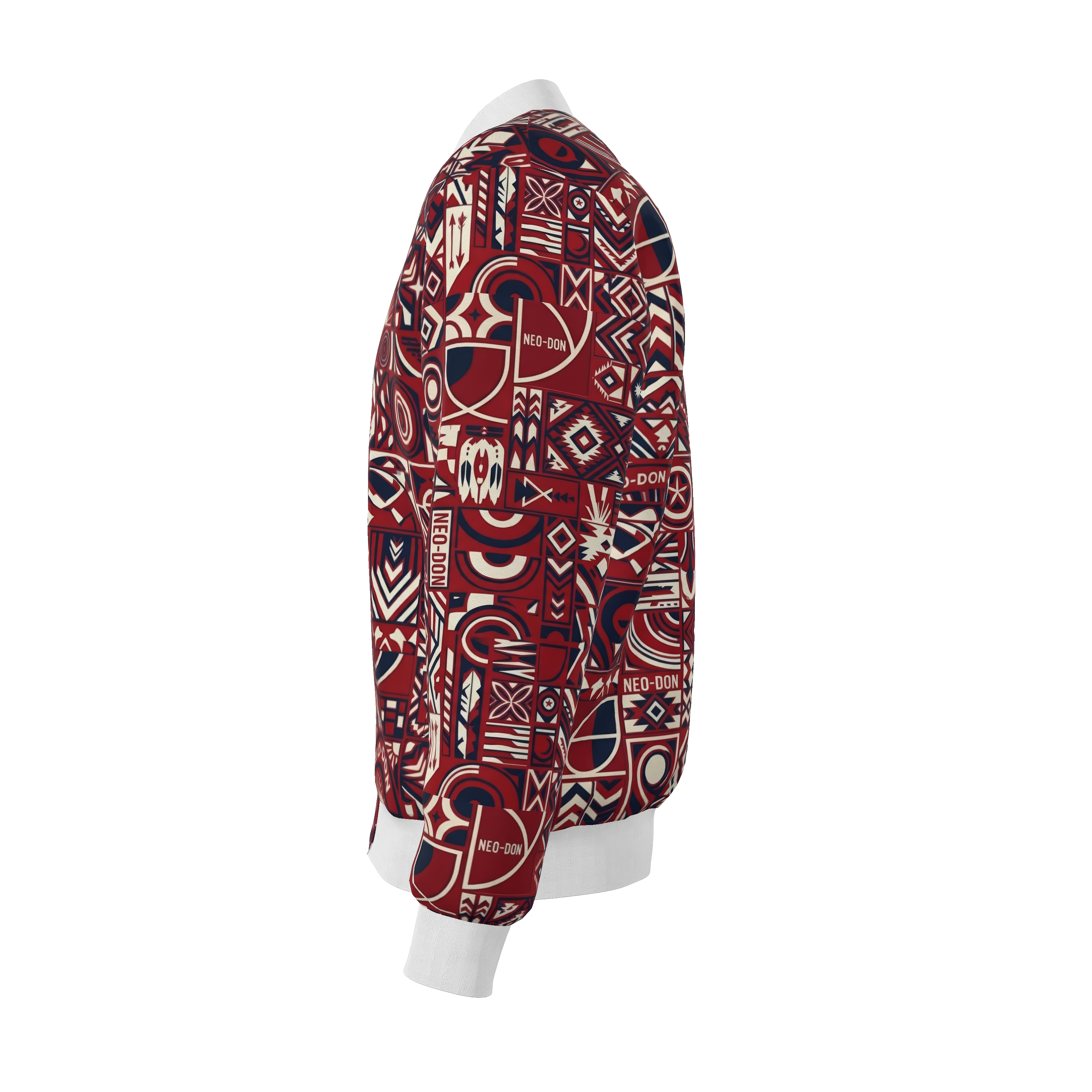'Merca' Mens Reversible Silk Bomber Jacket - Reap / Sow
