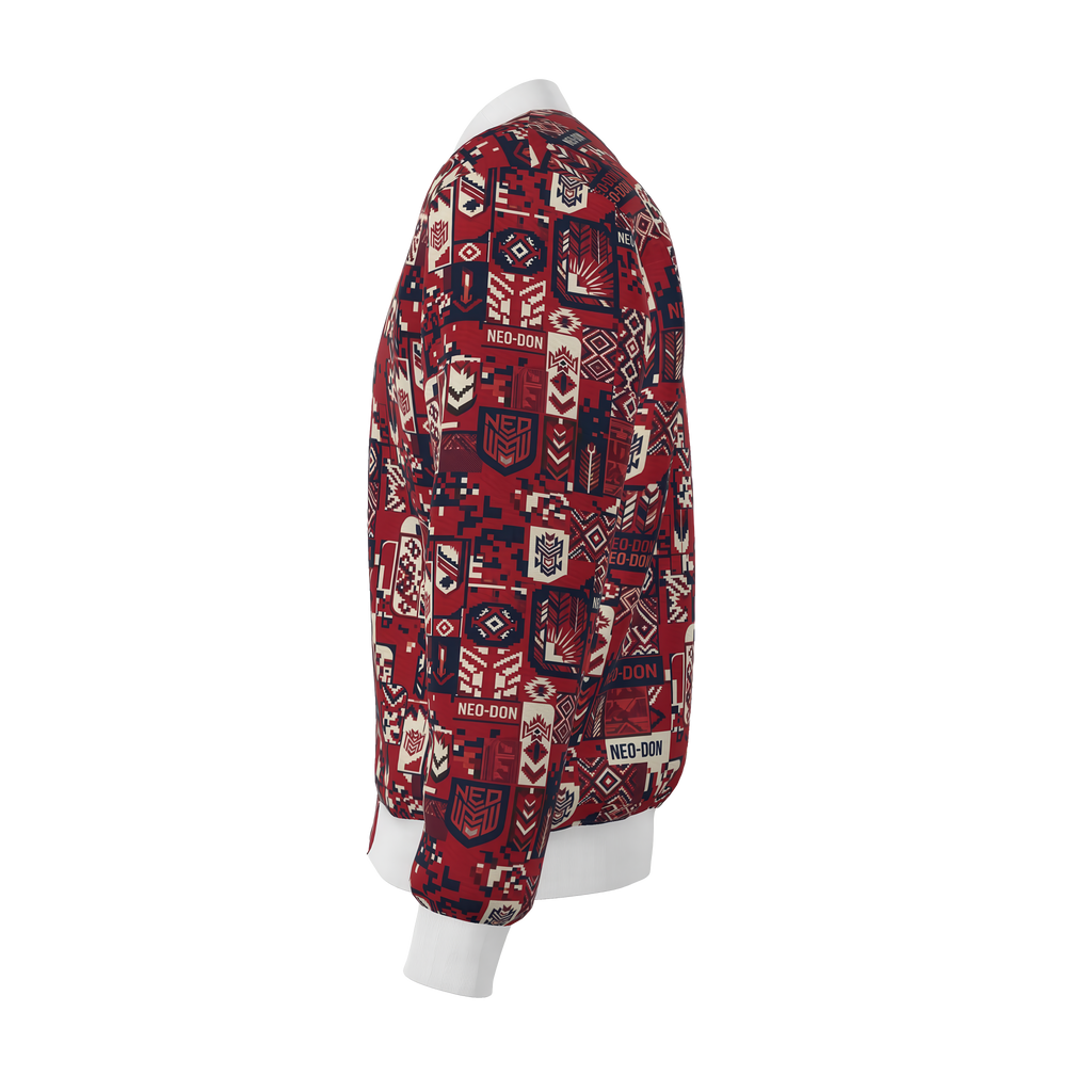 'Merca' Mens Reversible Silk Bomber Jacket - Inspire / Virtue