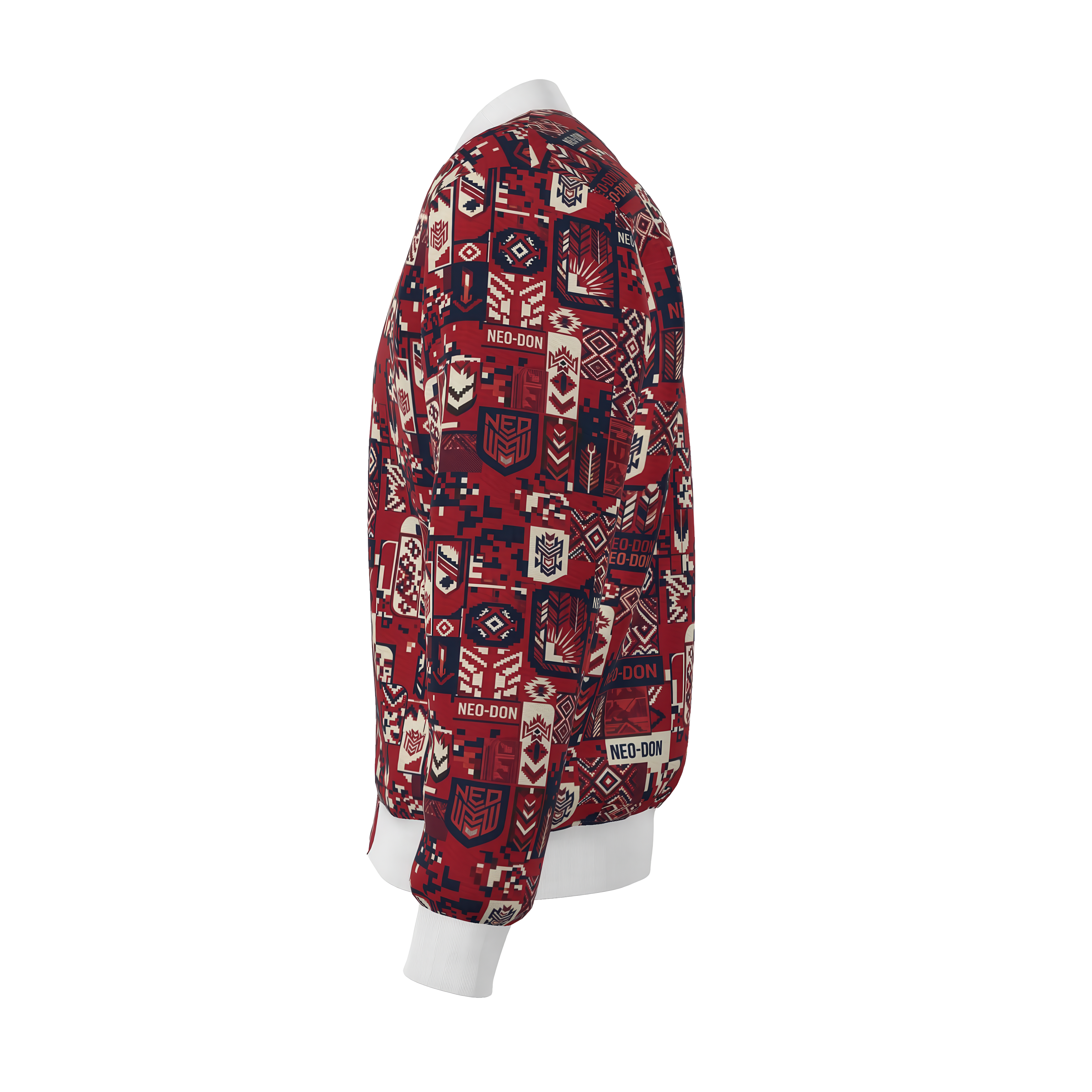 'Merca' Mens Reversible Silk Bomber Jacket - Inspire / Virtue