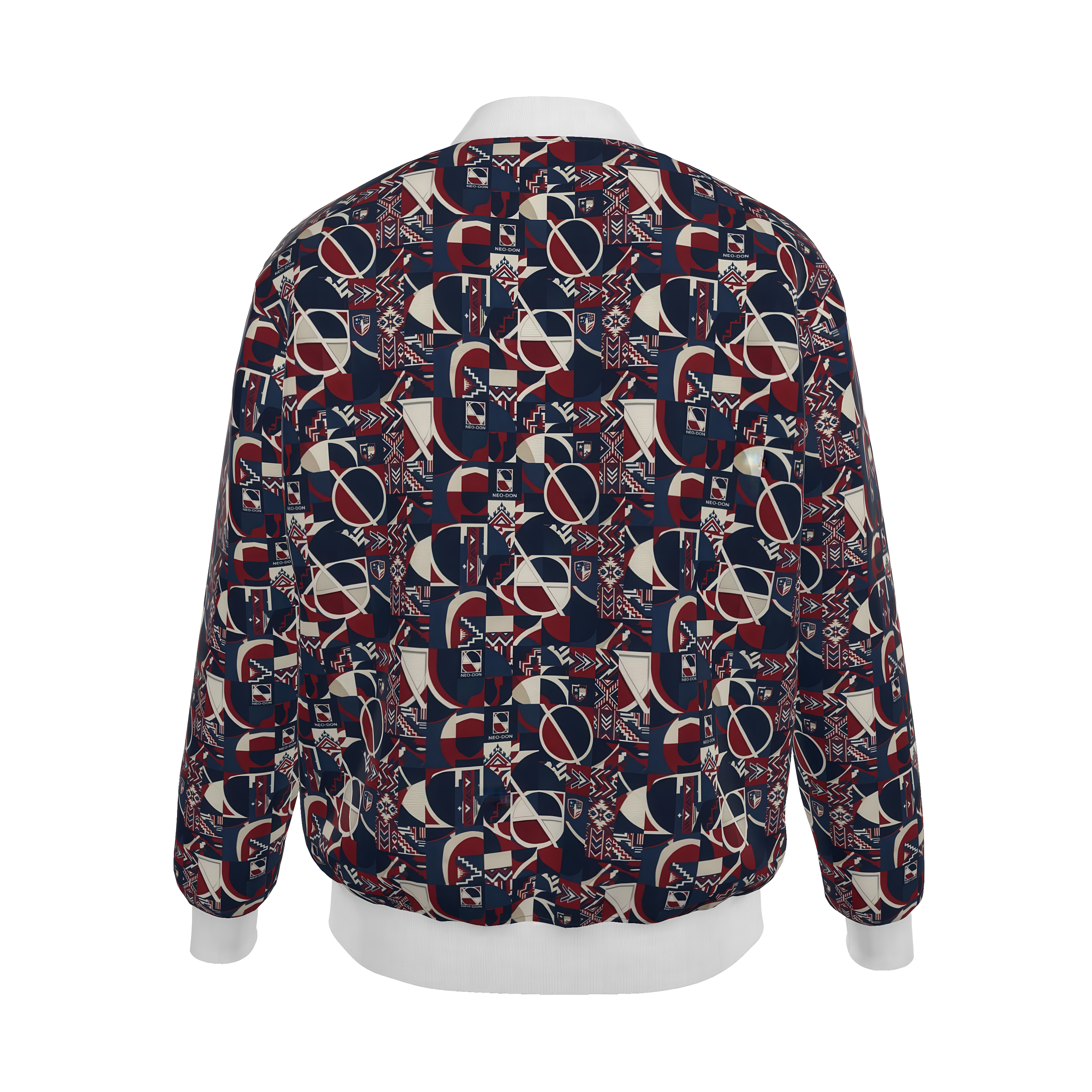 'Merca' Mens Reversible Silk Bomber Jacket - Lift up / Deep