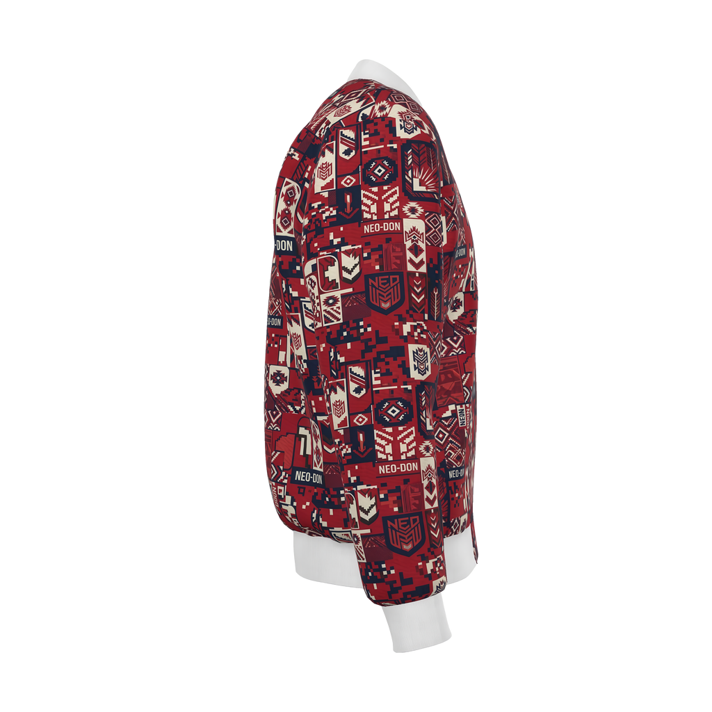 'Merca' Mens Reversible Silk Bomber Jacket - Inspire / Virtue