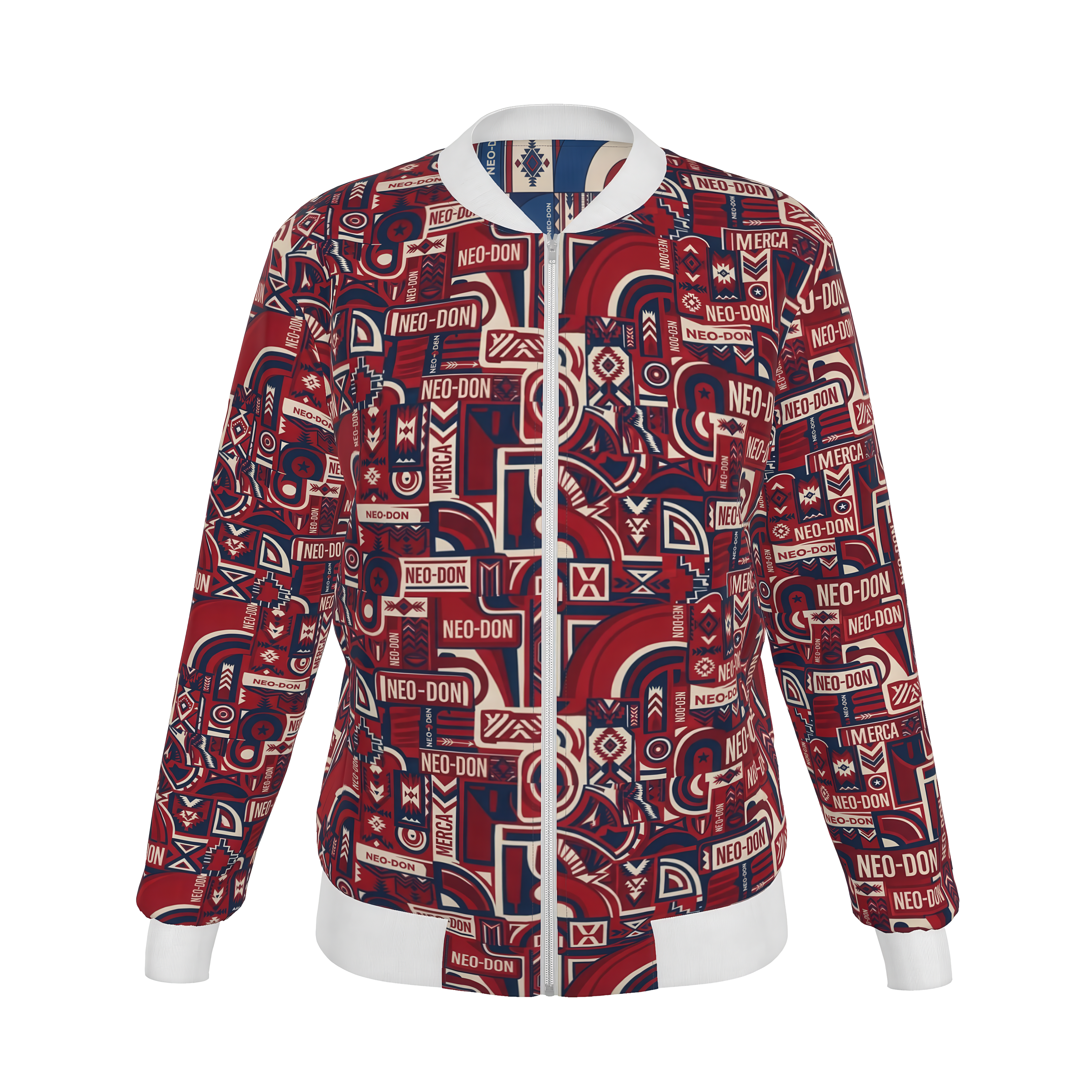 Merca' Women's Reversible Silk Bomber Jacket - Clad/Grip