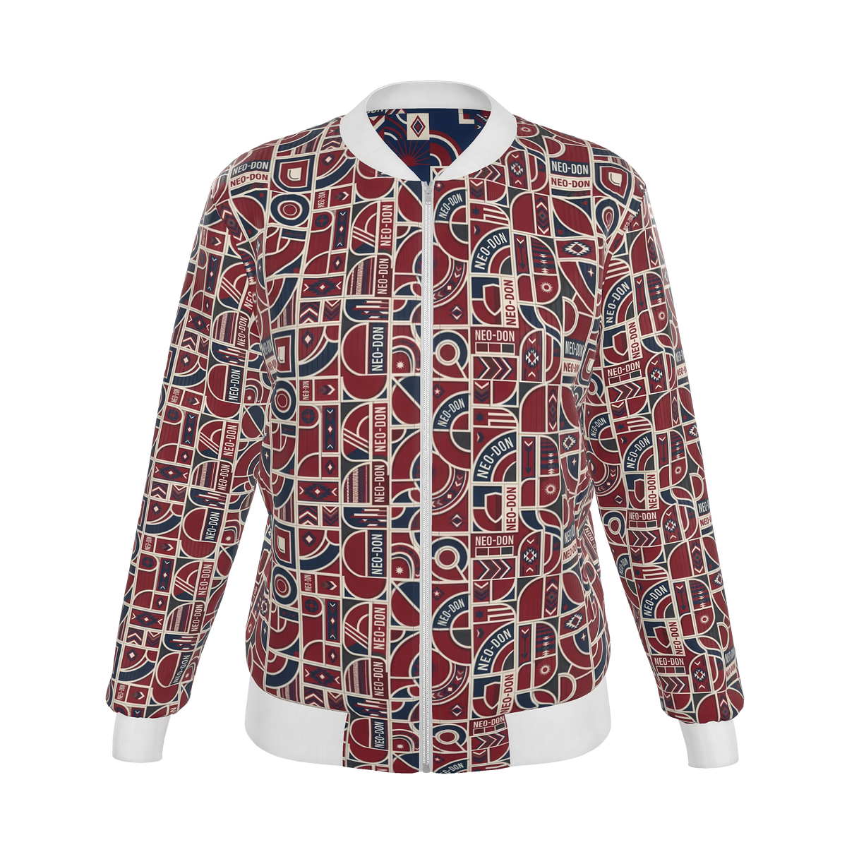 'Merca' Women's Reversible Silk Bomber Jacket -  Construct/Build