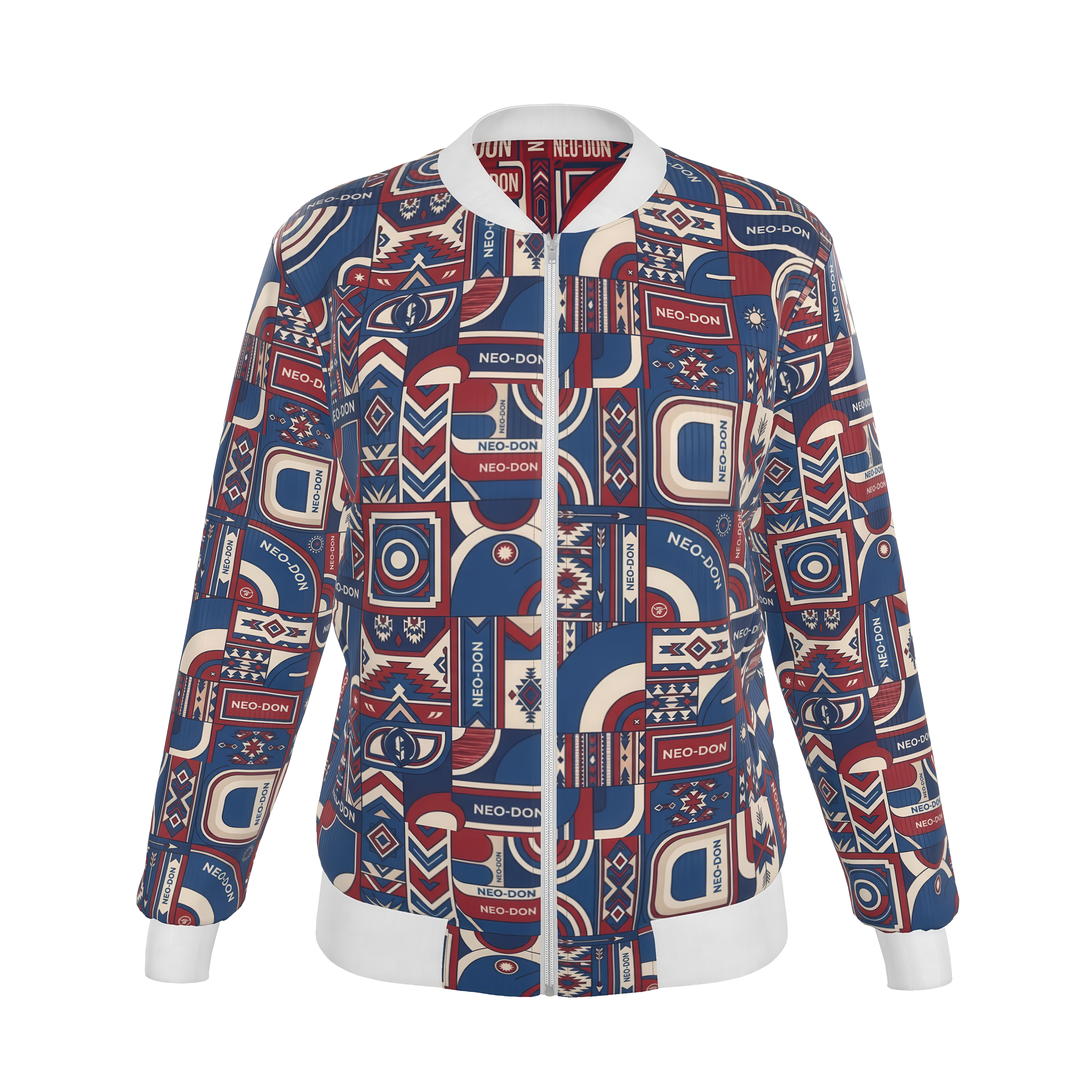 Merca' Women's Reversible Silk Bomber Jacket - Clad/Grip